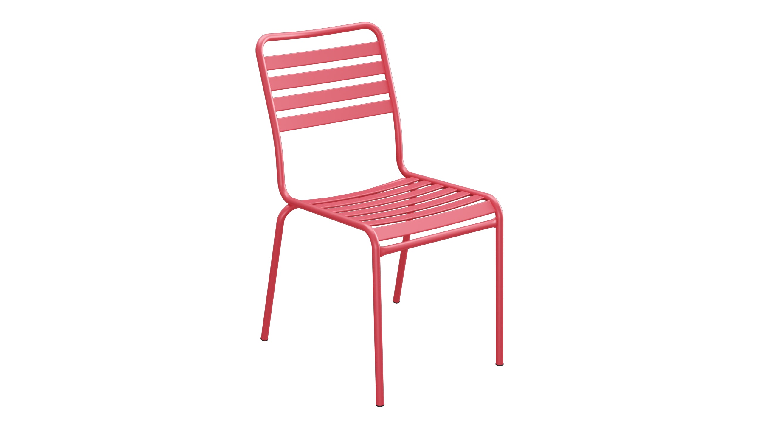 Rigi Lättli-Gartenstuhl ohne Armlehne in Ahornrot präsentiert im Onlineshop von KAQTU Design AG. Gartenstuhl ist von Schaffner