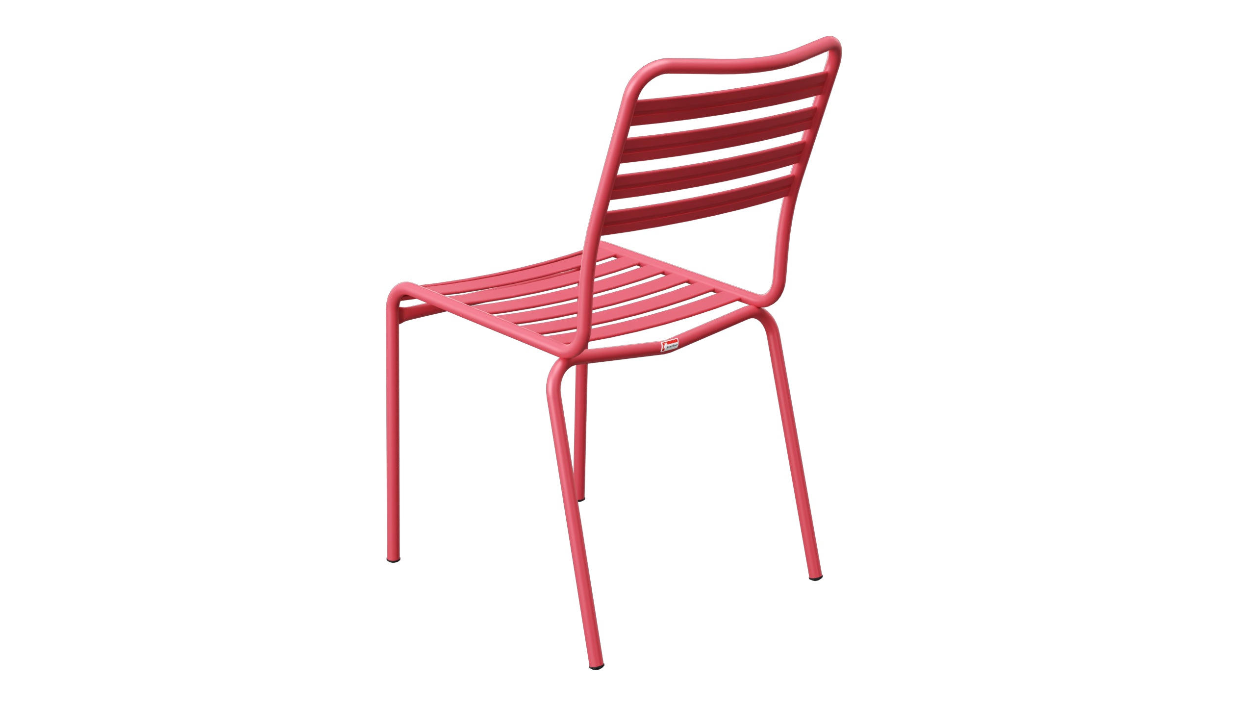 Rigi Lättli-Gartenstuhl ohne Armlehne in Ahornrot präsentiert im Onlineshop von KAQTU Design AG. Gartenstuhl ist von Schaffner