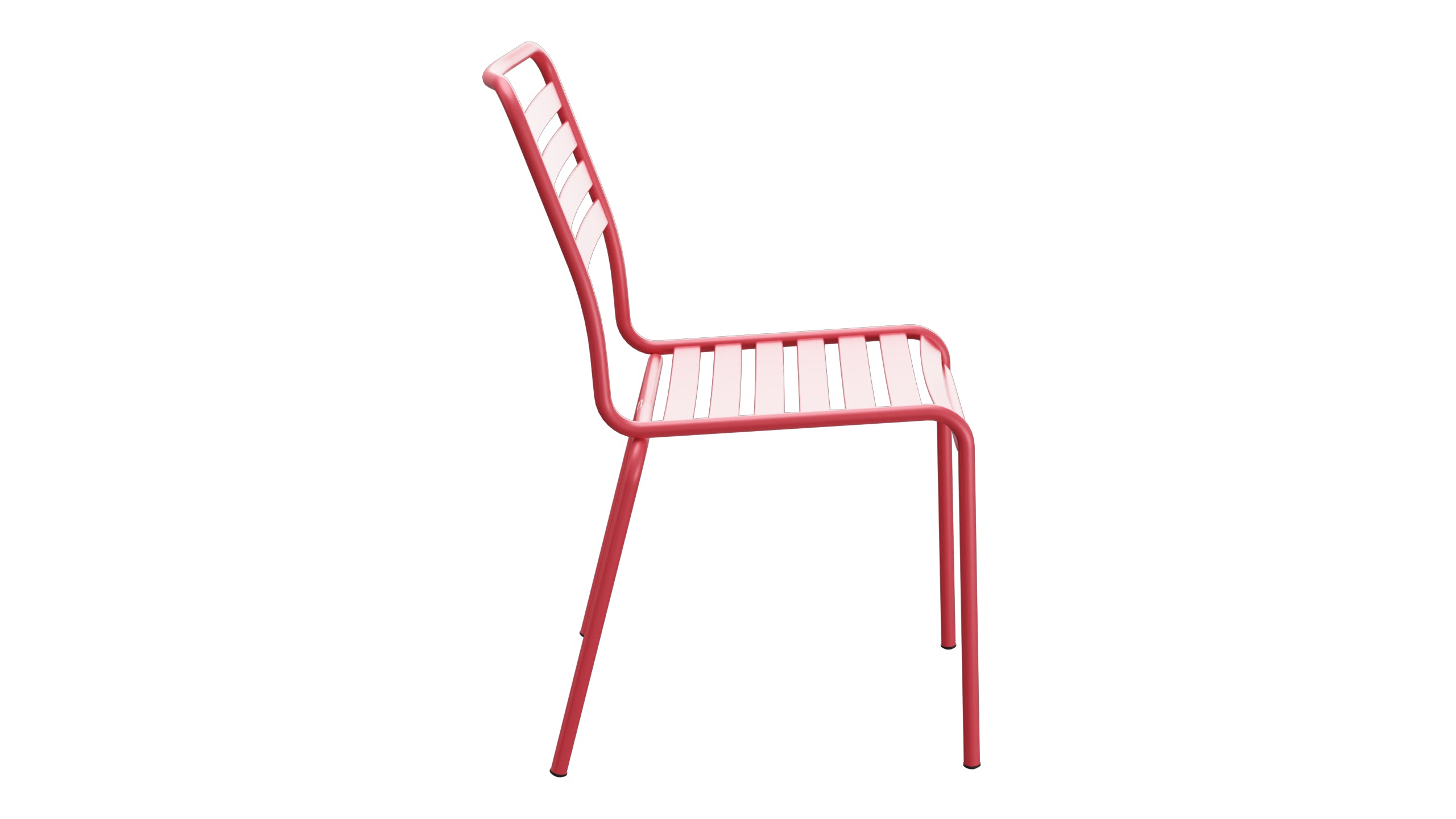 Rigi Lättli-Gartenstuhl ohne Armlehne in Ahornrot präsentiert im Onlineshop von KAQTU Design AG. Gartenstuhl ist von Schaffner