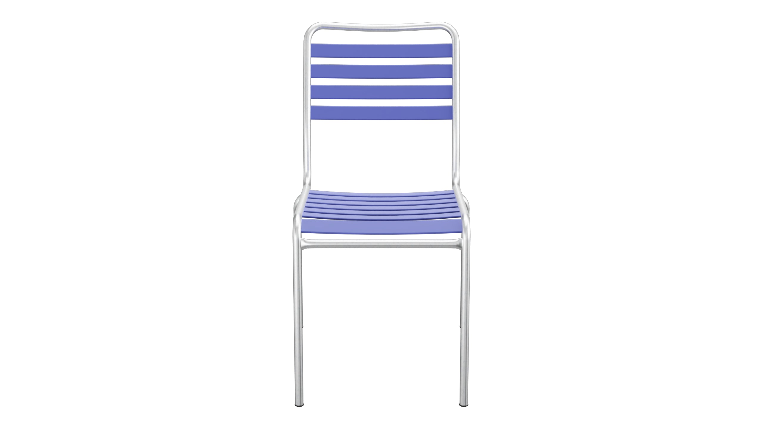Rigi Lättli-Gartenstuhl ohne Armlehne in Blau präsentiert im Onlineshop von KAQTU Design AG. Gartenstuhl ist von Schaffner