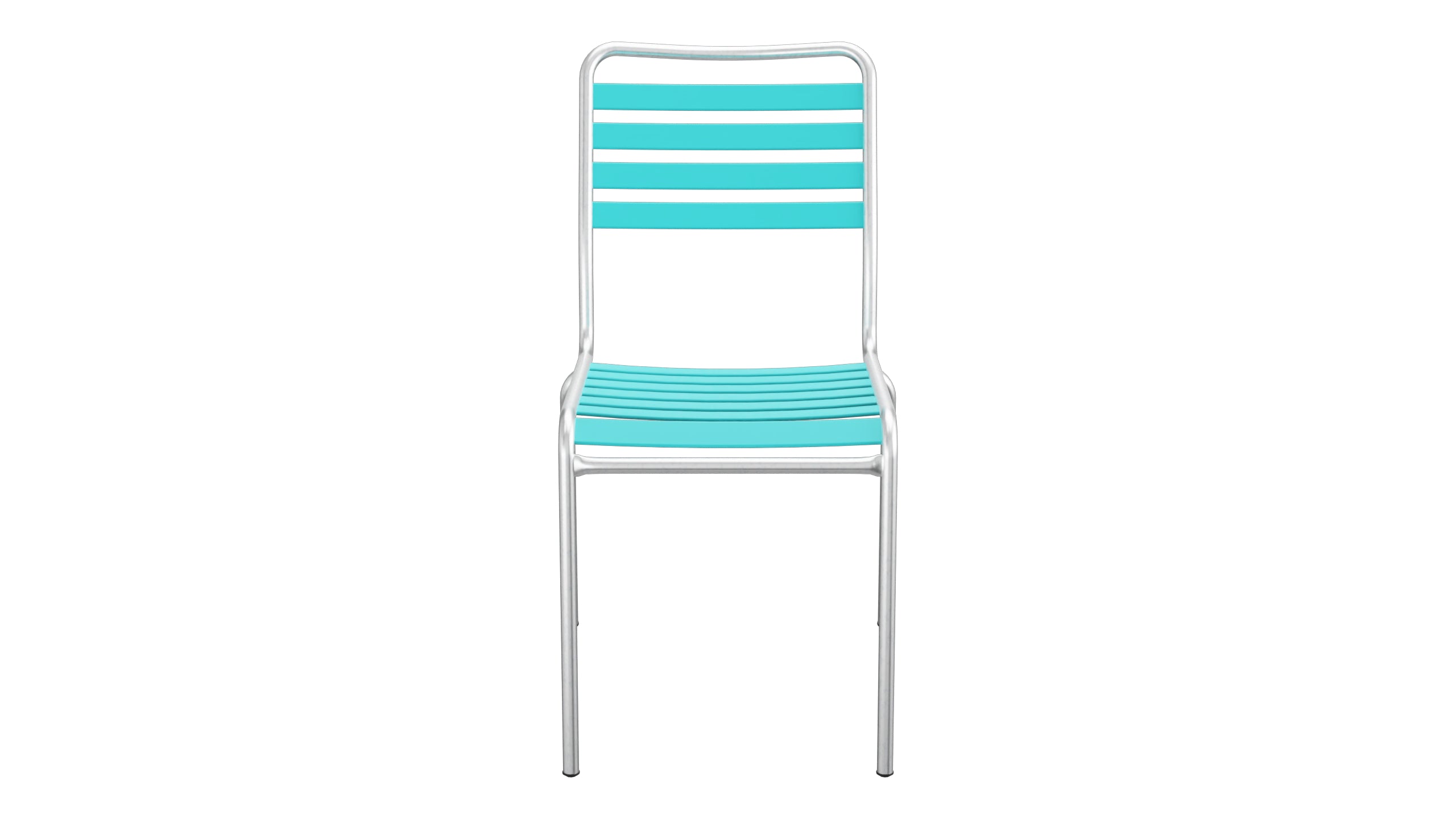 Rigi Lättli-Gartenstuhl ohne Armlehne in Türkis präsentiert im Onlineshop von KAQTU Design AG. Gartenstuhl ist von Schaffner