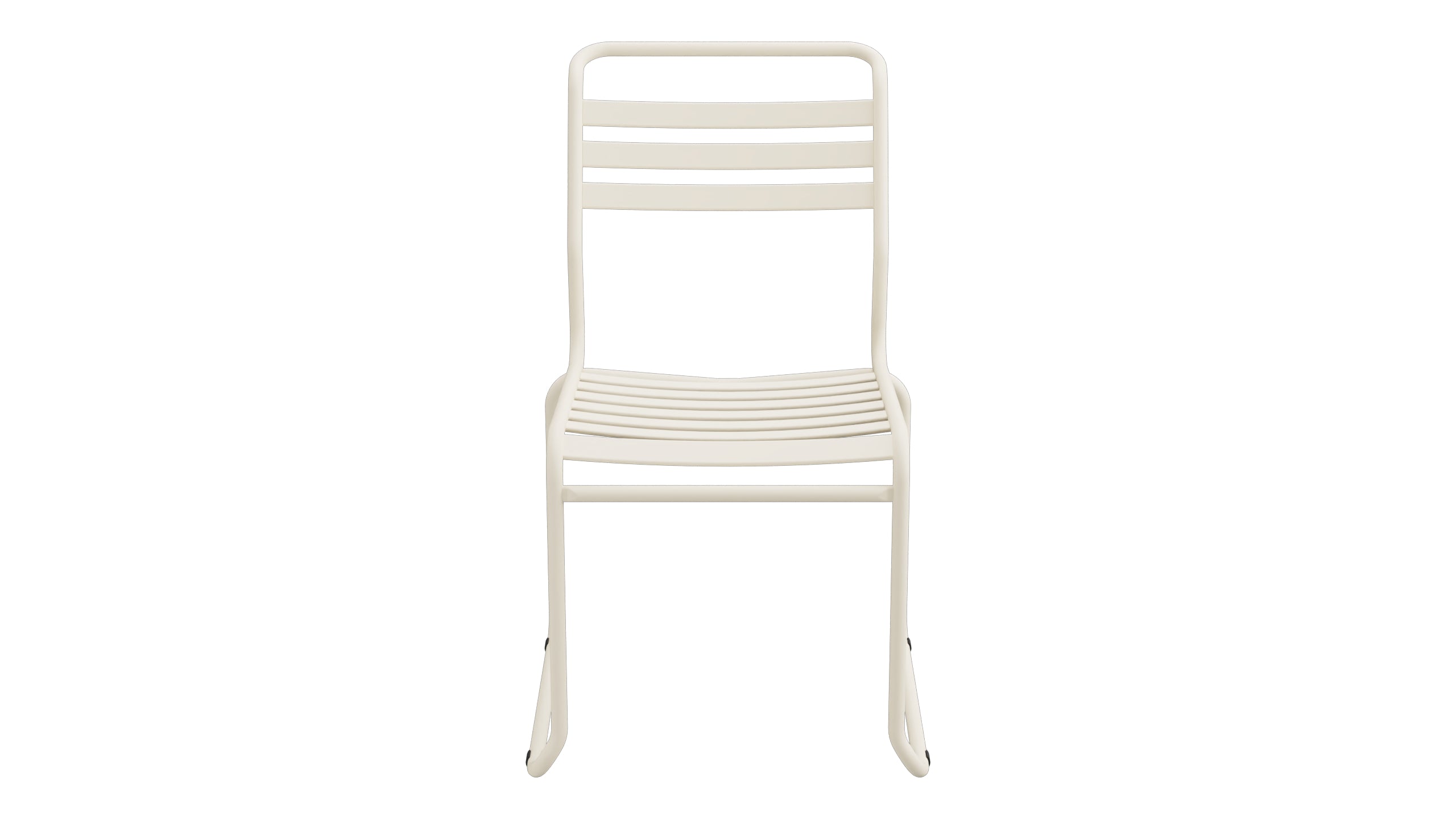 Säntis Lättli-Gartenstuhl ohne Armlehne Kufen in Pastellsand präsentiert im Onlineshop von KAQTU Design AG. Gartenstuhl ist von Schaffner