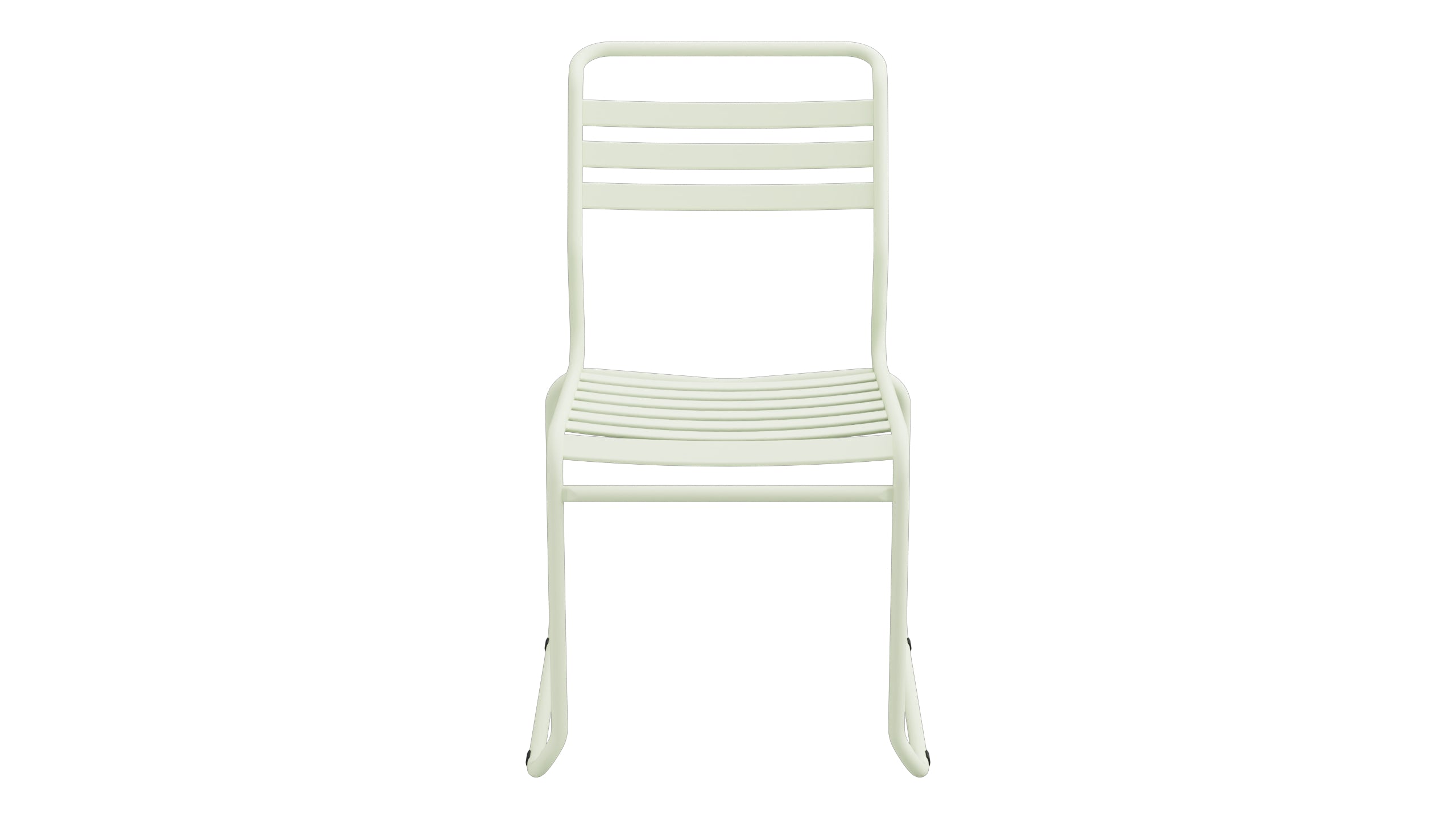Säntis Lättli-Gartenstuhl ohne Armlehne Kufen in Pastellgrün präsentiert im Onlineshop von KAQTU Design AG. Gartenstuhl ist von Schaffner