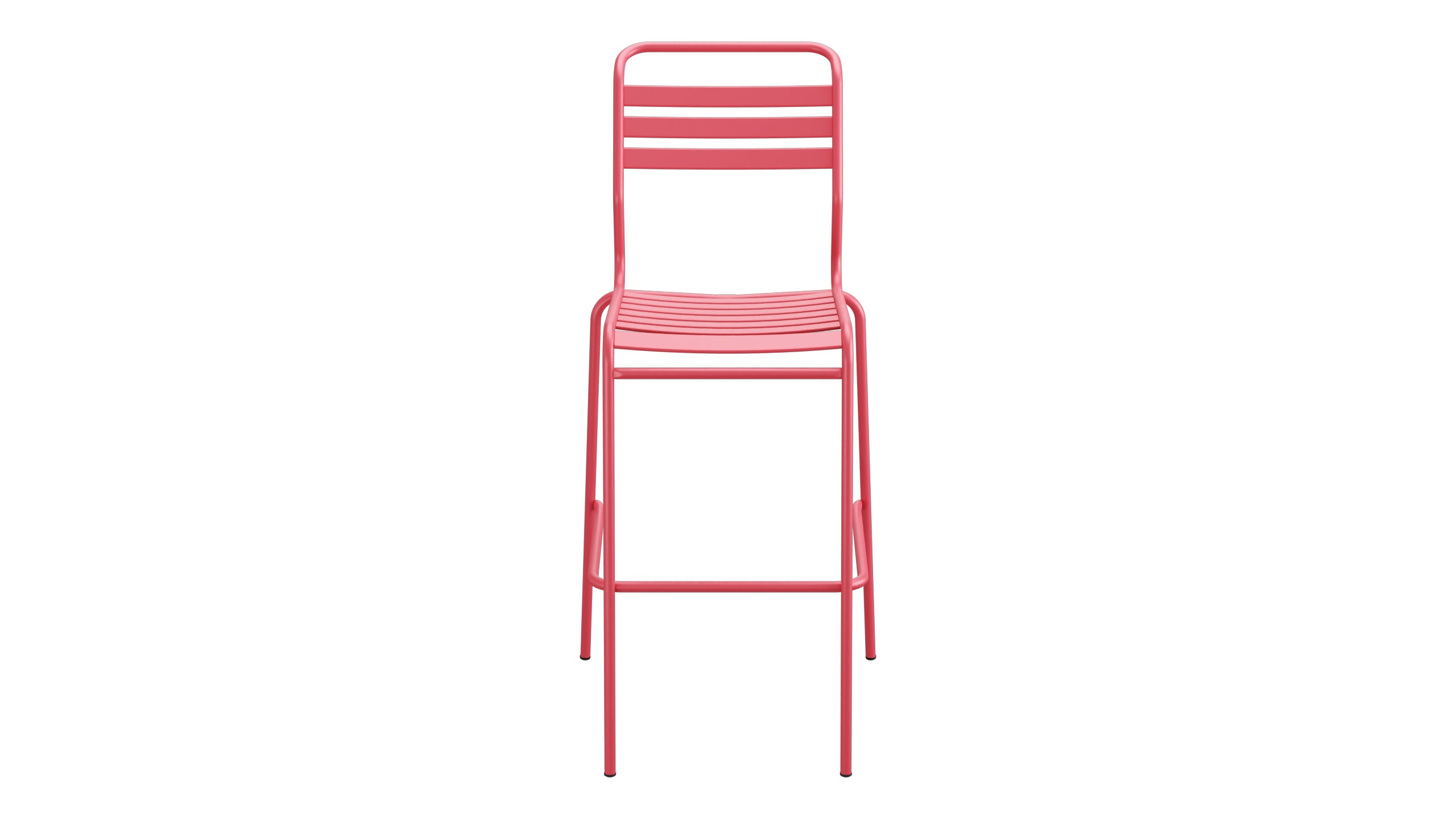 Säntis Lättli-Barstuhl Outdoor ohne Armlehne in Ahornrot präsentiert im Onlineshop von KAQTU Design AG. Outdoor-Barstuhl ist von Schaffner