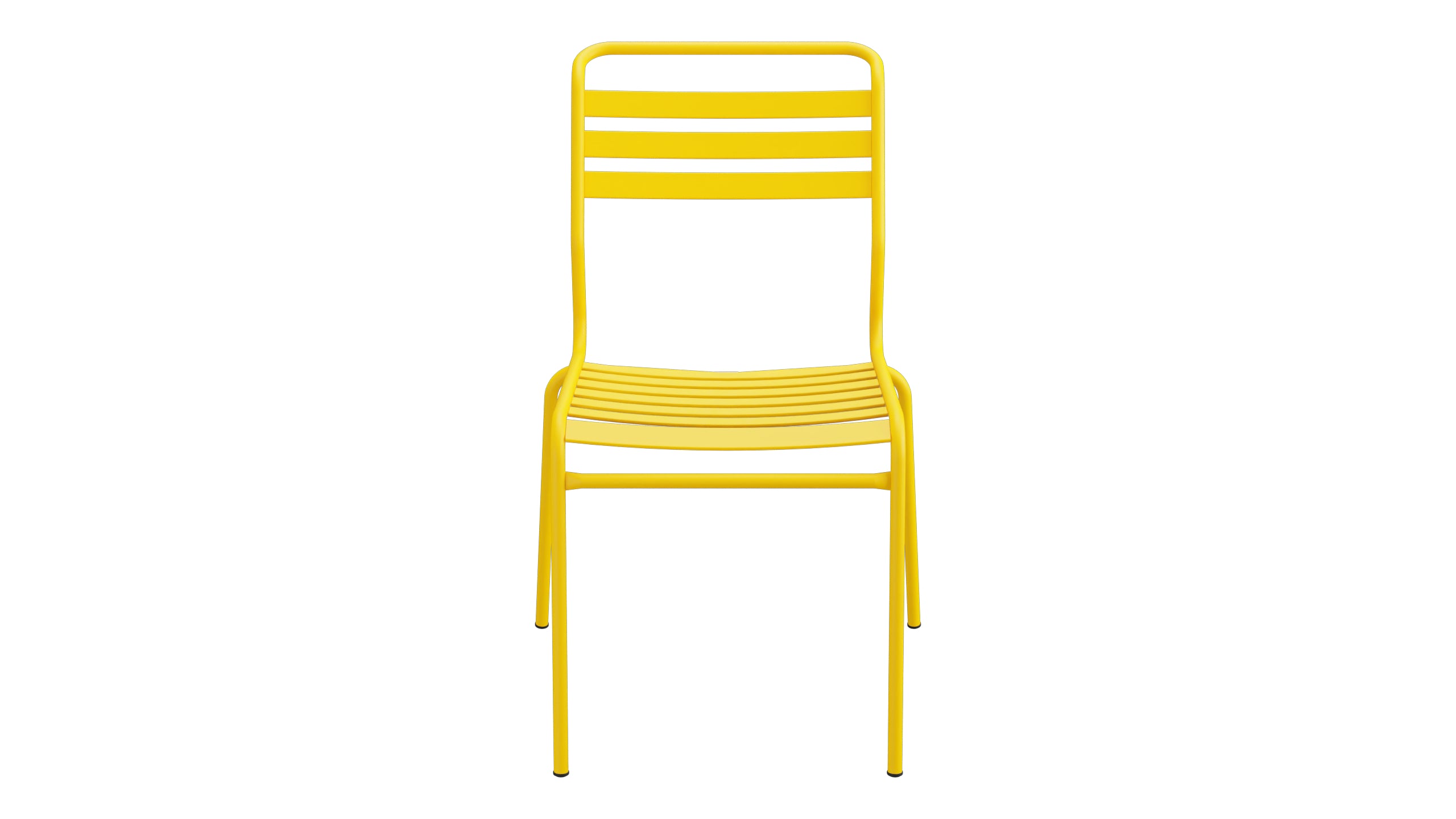 Säntis Lättli-Gartenstuhl ohne Armlehne in Gelb präsentiert im Onlineshop von KAQTU Design AG. Gartenstuhl ist von Schaffner