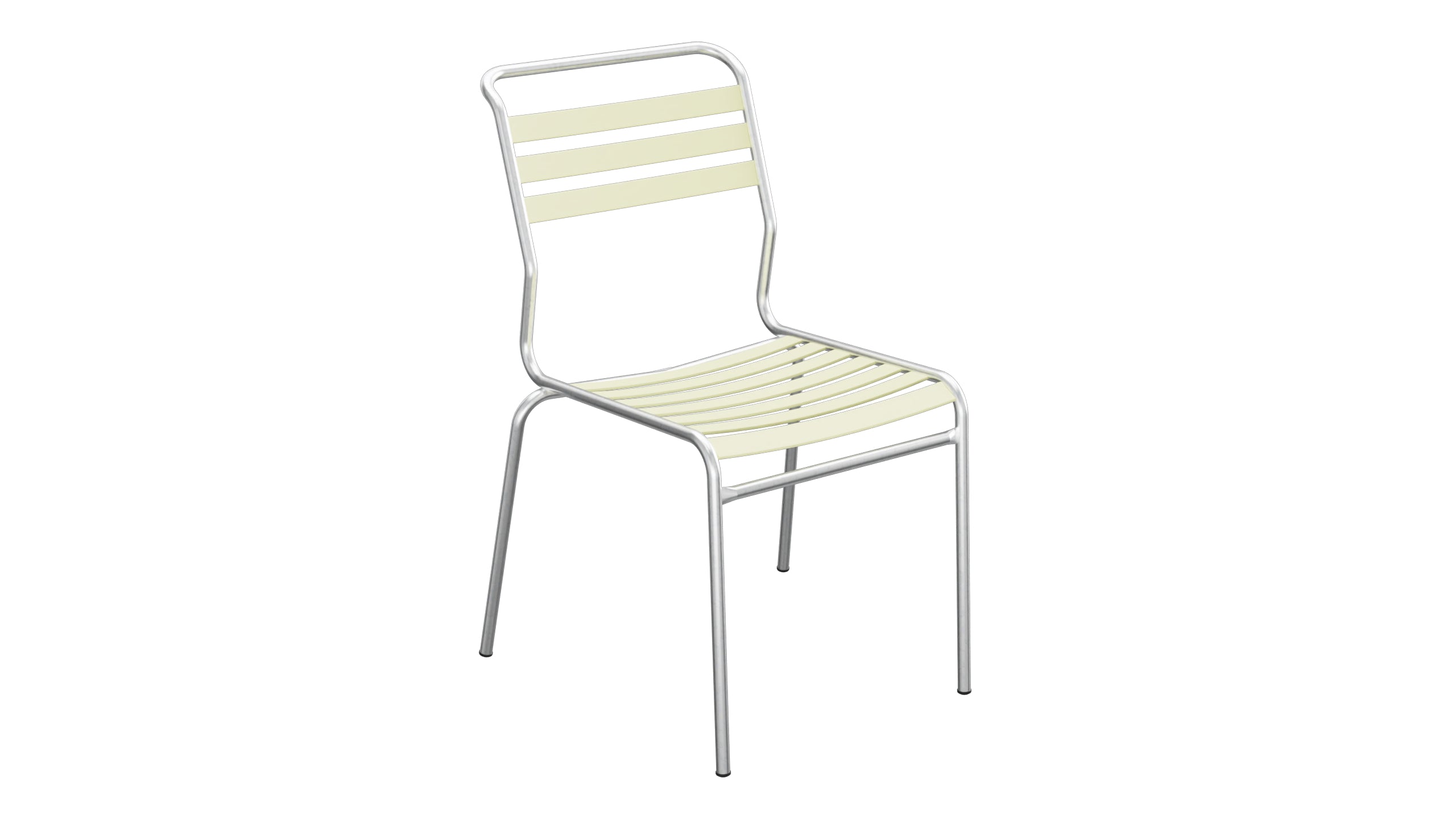 Säntis Lättli-Gartenstuhl ohne Armlehne in Buchsbaumgelb präsentiert im Onlineshop von KAQTU Design AG. Gartenstuhl ist von Schaffner