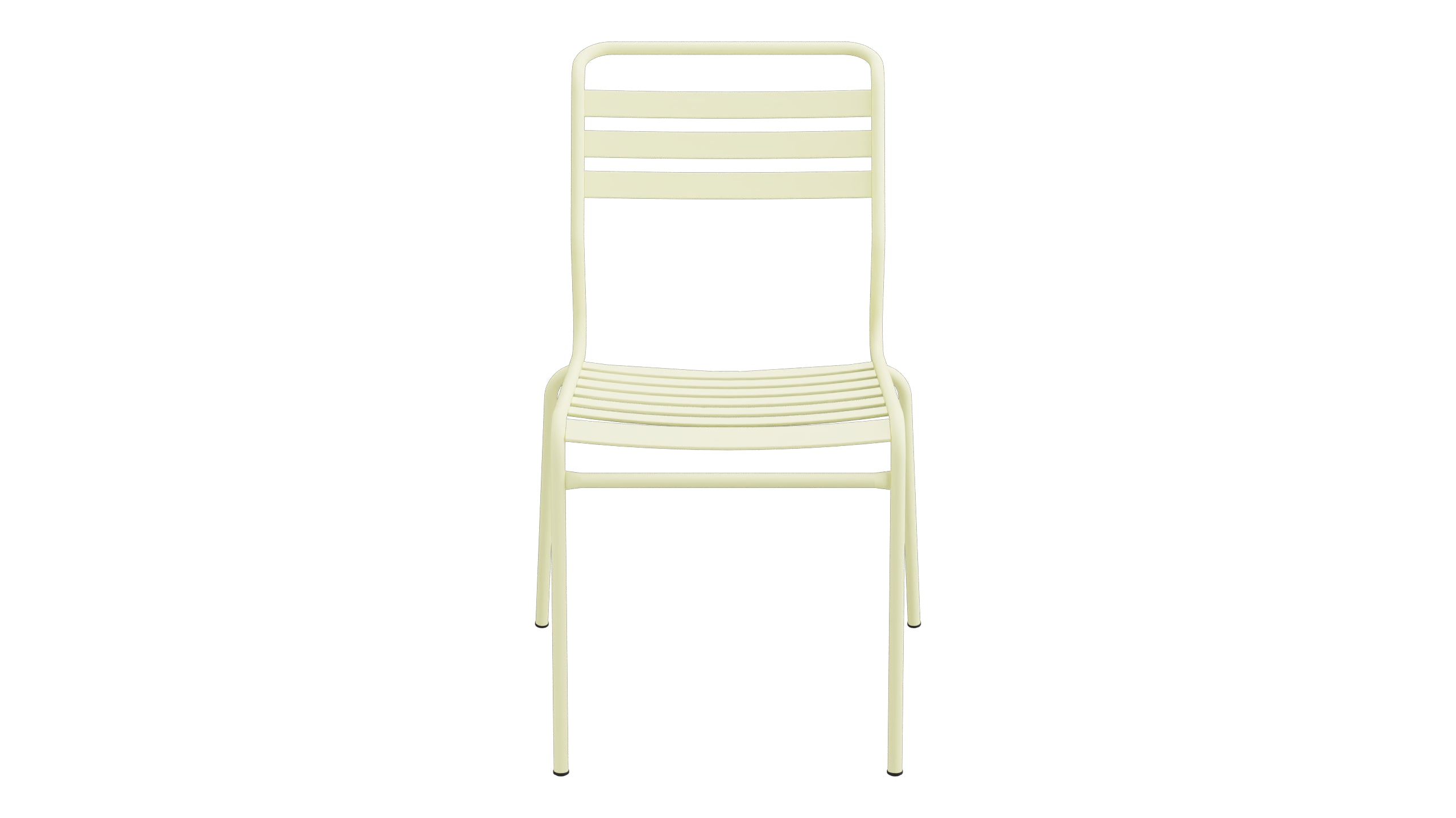 Säntis Lättli-Gartenstuhl ohne Armlehne in Buchsbaumgelb präsentiert im Onlineshop von KAQTU Design AG. Gartenstuhl ist von Schaffner