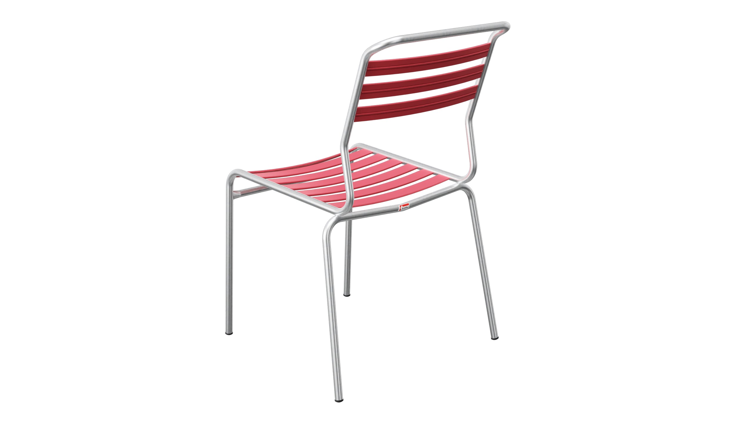 Säntis Lättli-Gartenstuhl ohne Armlehne in Ahornrot präsentiert im Onlineshop von KAQTU Design AG. Gartenstuhl ist von Schaffner