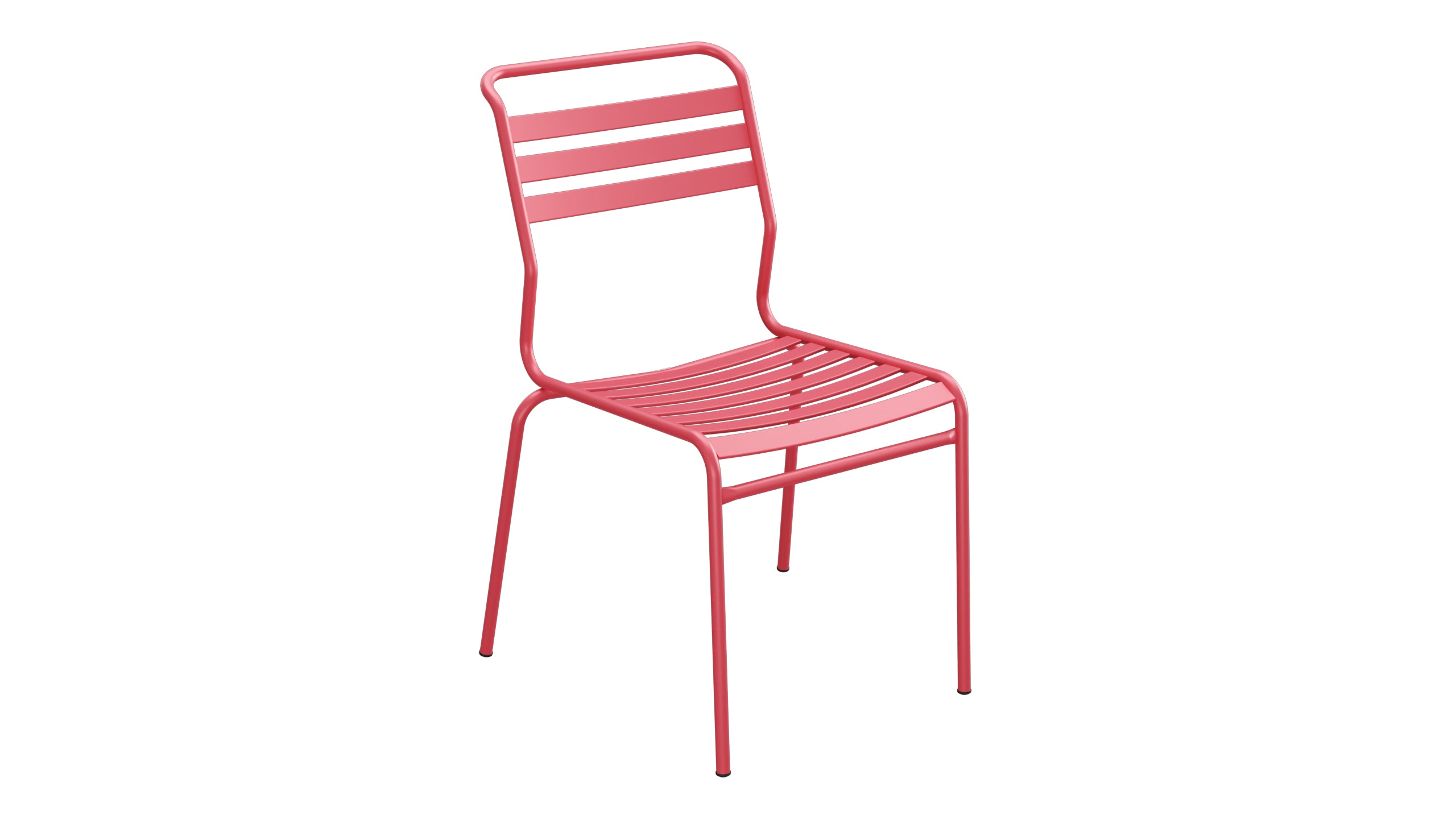 Säntis Lättli-Gartenstuhl ohne Armlehne in Ahornrot präsentiert im Onlineshop von KAQTU Design AG. Gartenstuhl ist von Schaffner
