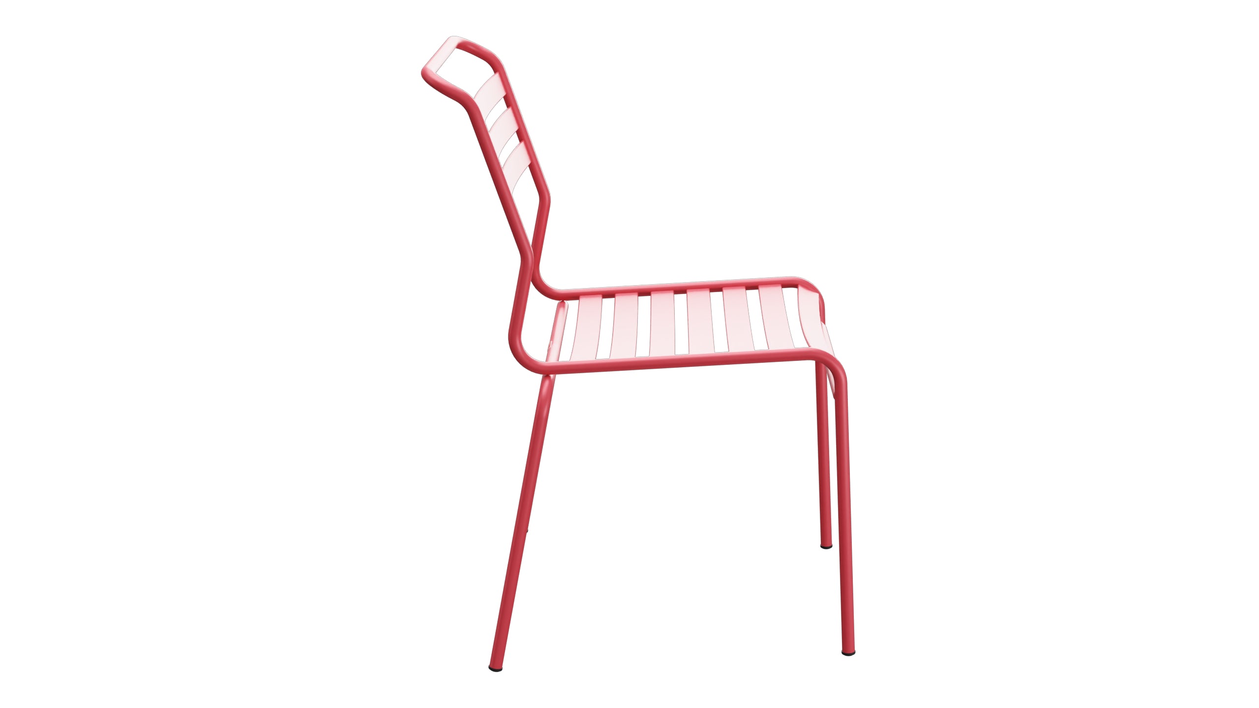 Säntis Lättli-Gartenstuhl ohne Armlehne in Ahornrot präsentiert im Onlineshop von KAQTU Design AG. Gartenstuhl ist von Schaffner