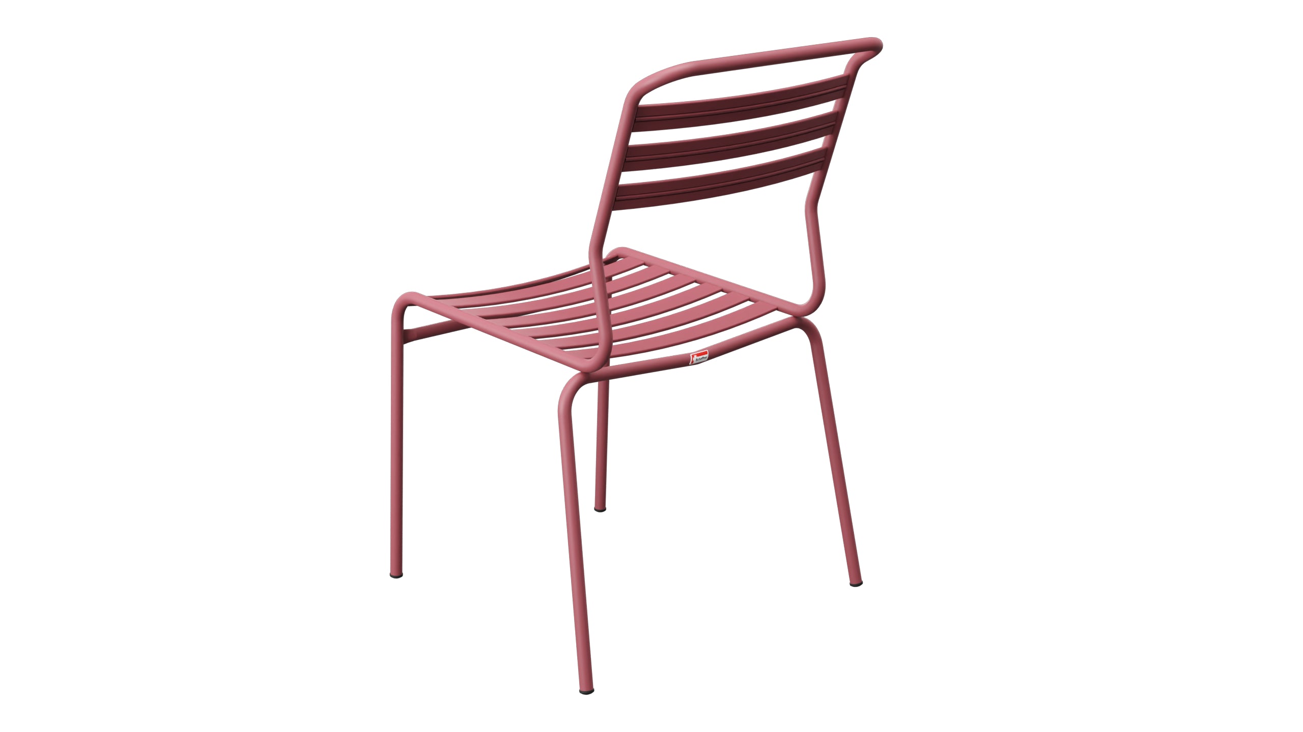 Säntis Lättli-Gartenstuhl ohne Armlehne in Bordeaux präsentiert im Onlineshop von KAQTU Design AG. Gartenstuhl ist von Schaffner