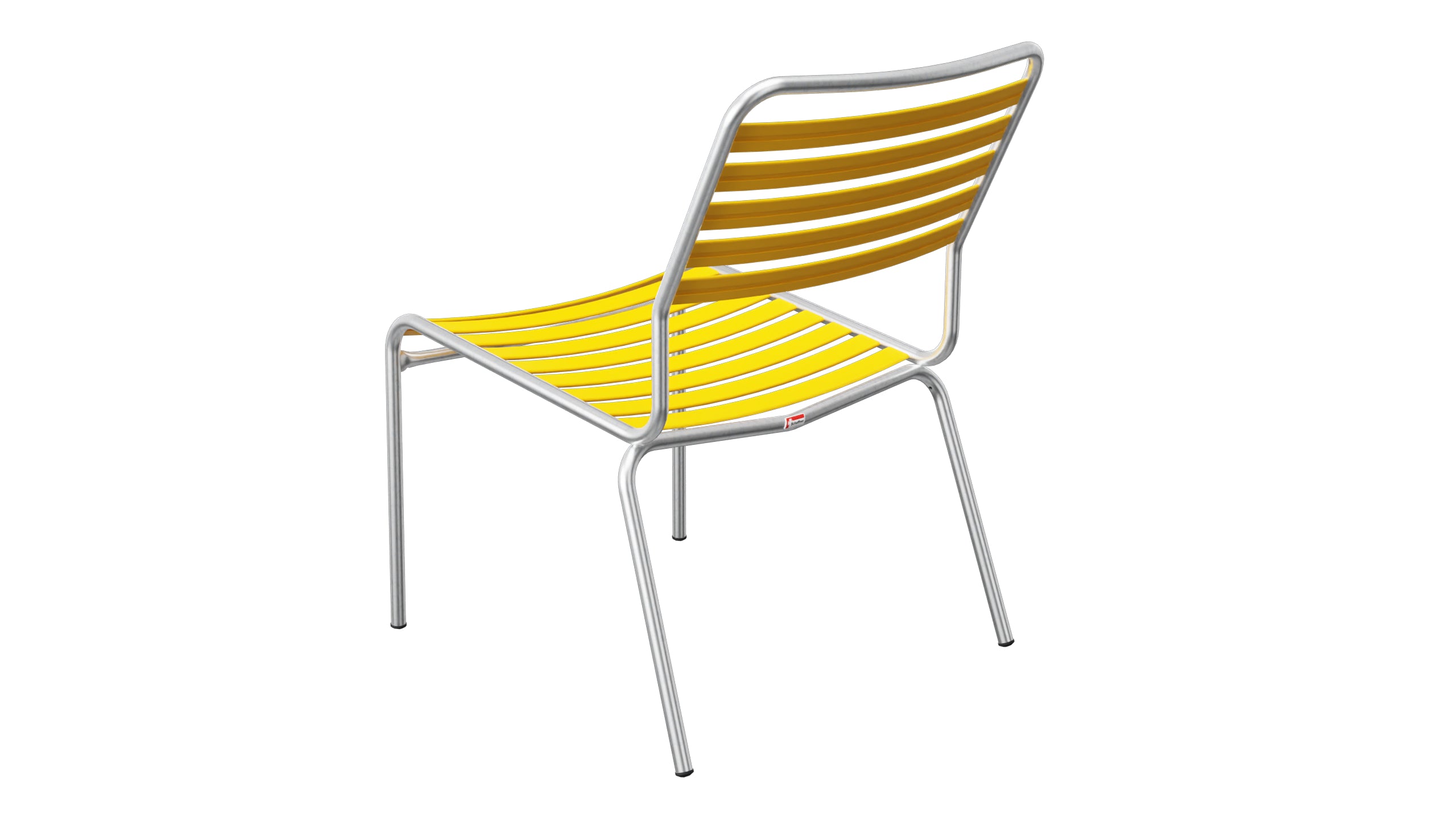 Rigi Lättli-Salonsessel  ohne Armlehne in Gelb präsentiert im Onlineshop von KAQTU Design AG. Outdoor-Sessel ist von Schaffner