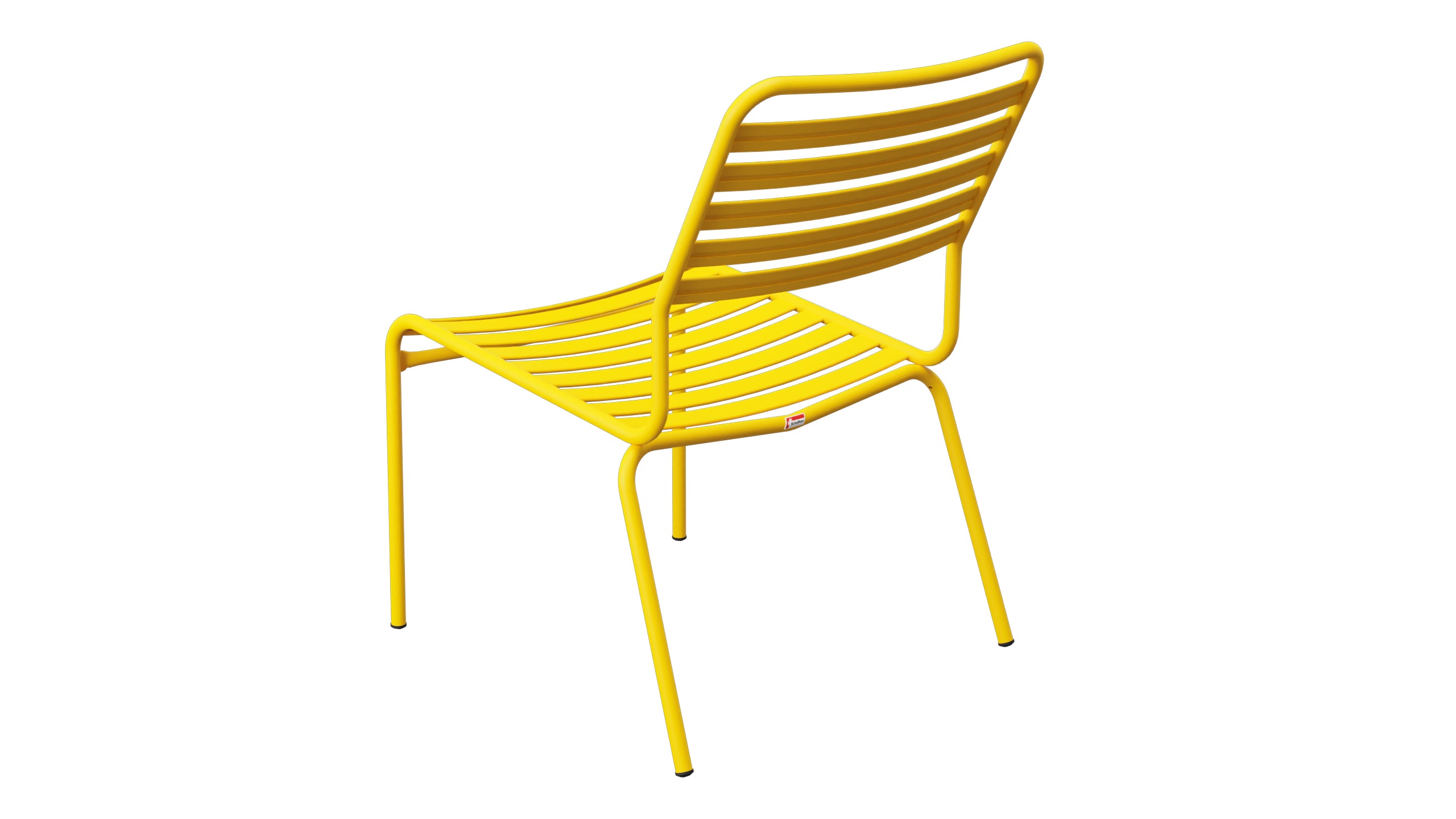 Rigi Lättli-Salonsessel  ohne Armlehne in Gelb präsentiert im Onlineshop von KAQTU Design AG. Outdoor-Sessel ist von Schaffner