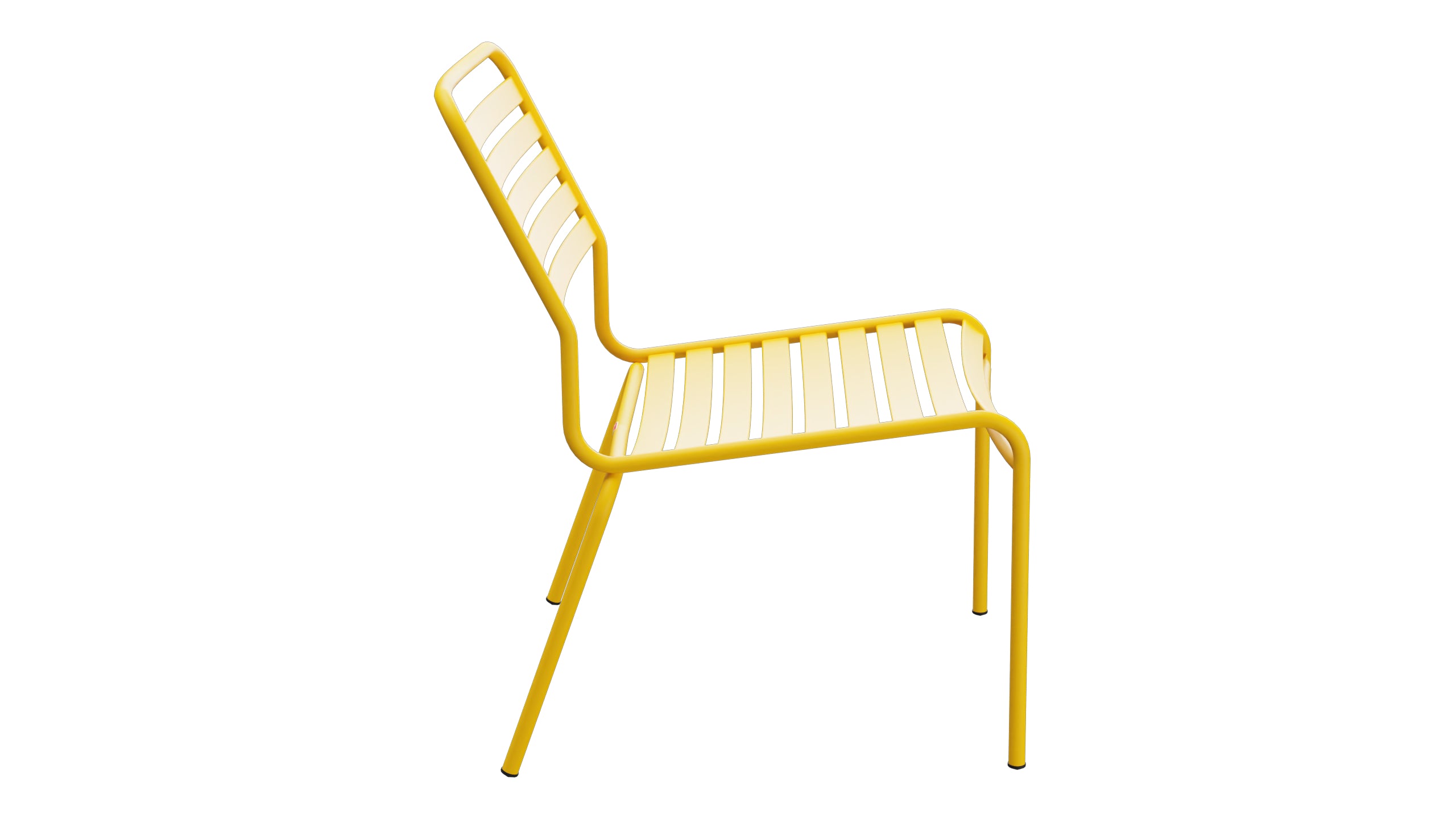 Rigi Lättli-Salonsessel  ohne Armlehne in Gelb präsentiert im Onlineshop von KAQTU Design AG. Outdoor-Sessel ist von Schaffner