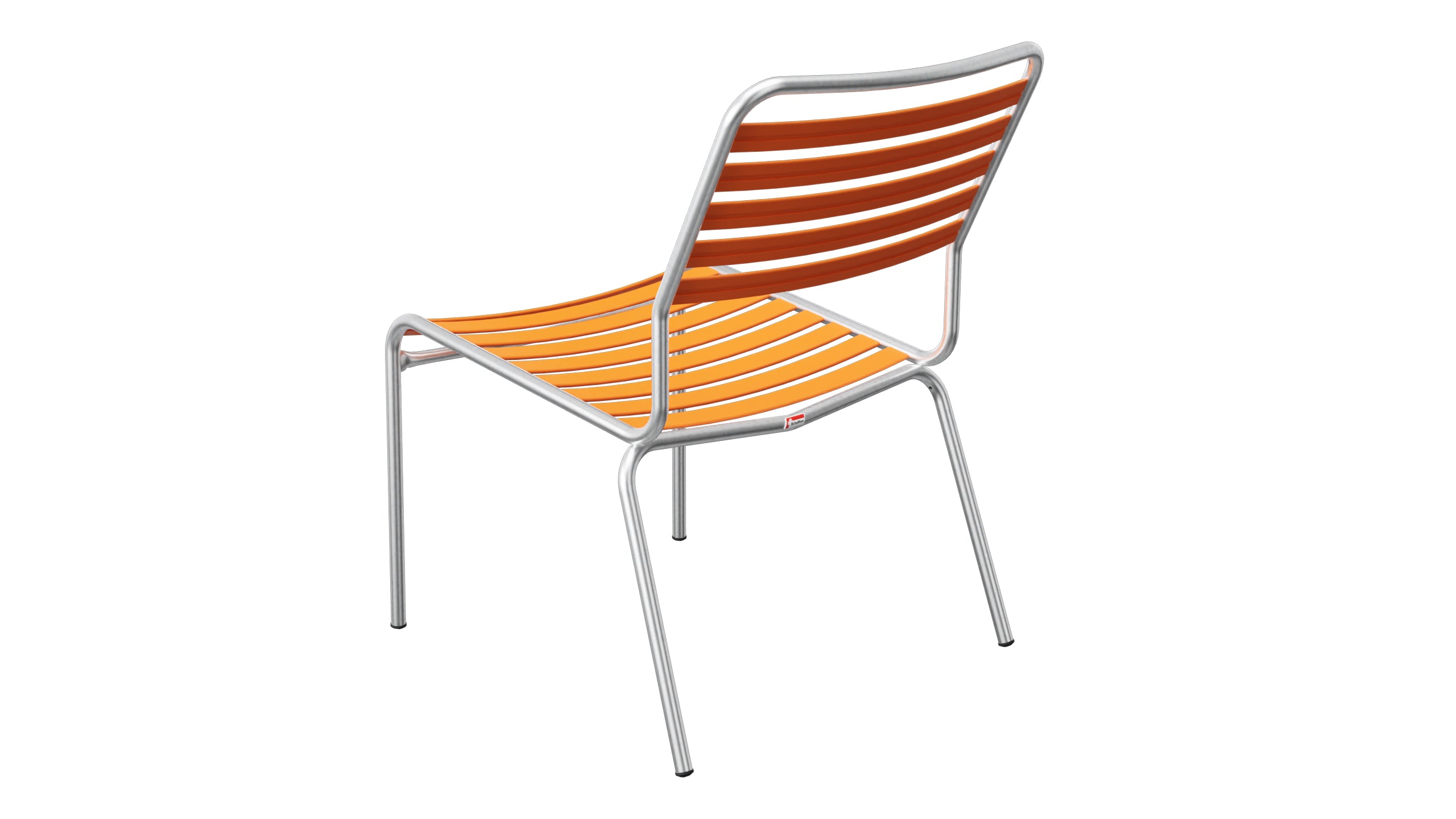 Rigi Lättli-Salonsessel  ohne Armlehne in Orange präsentiert im Onlineshop von KAQTU Design AG. Outdoor-Sessel ist von Schaffner