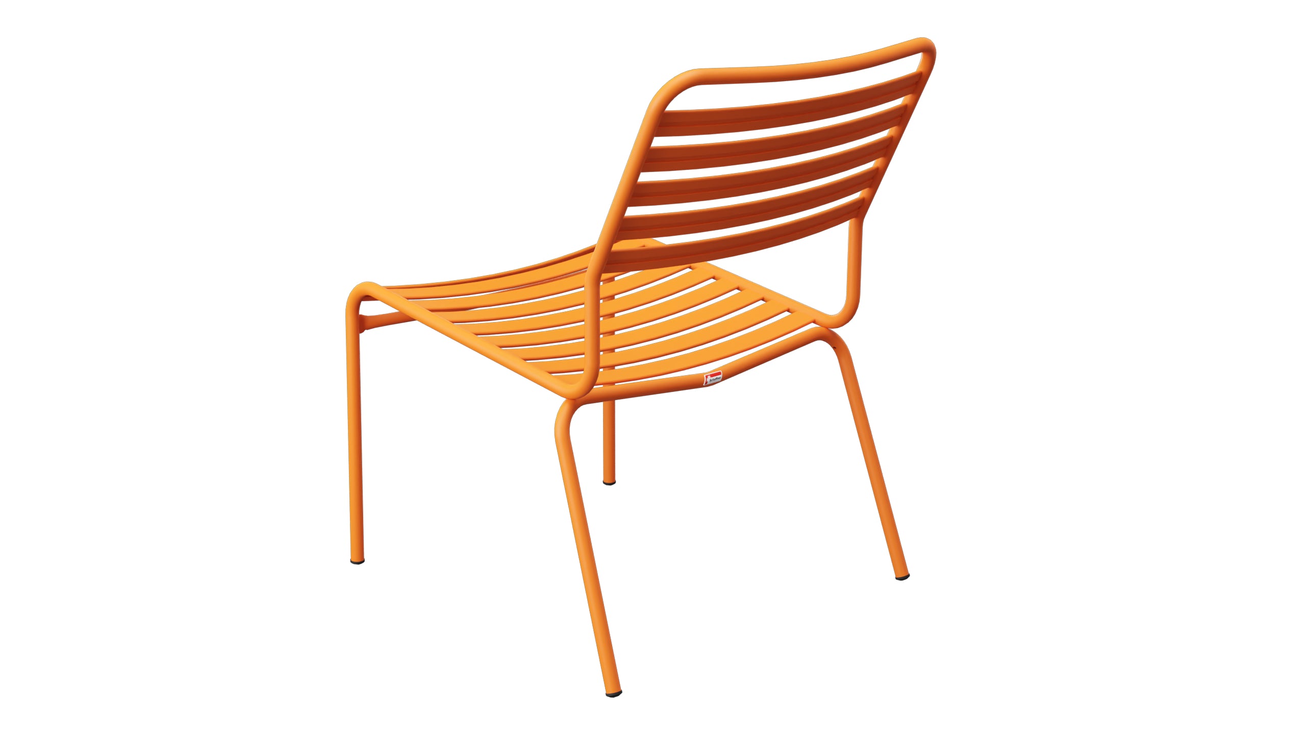 Rigi Lättli-Salonsessel  ohne Armlehne in Orange präsentiert im Onlineshop von KAQTU Design AG. Outdoor-Sessel ist von Schaffner