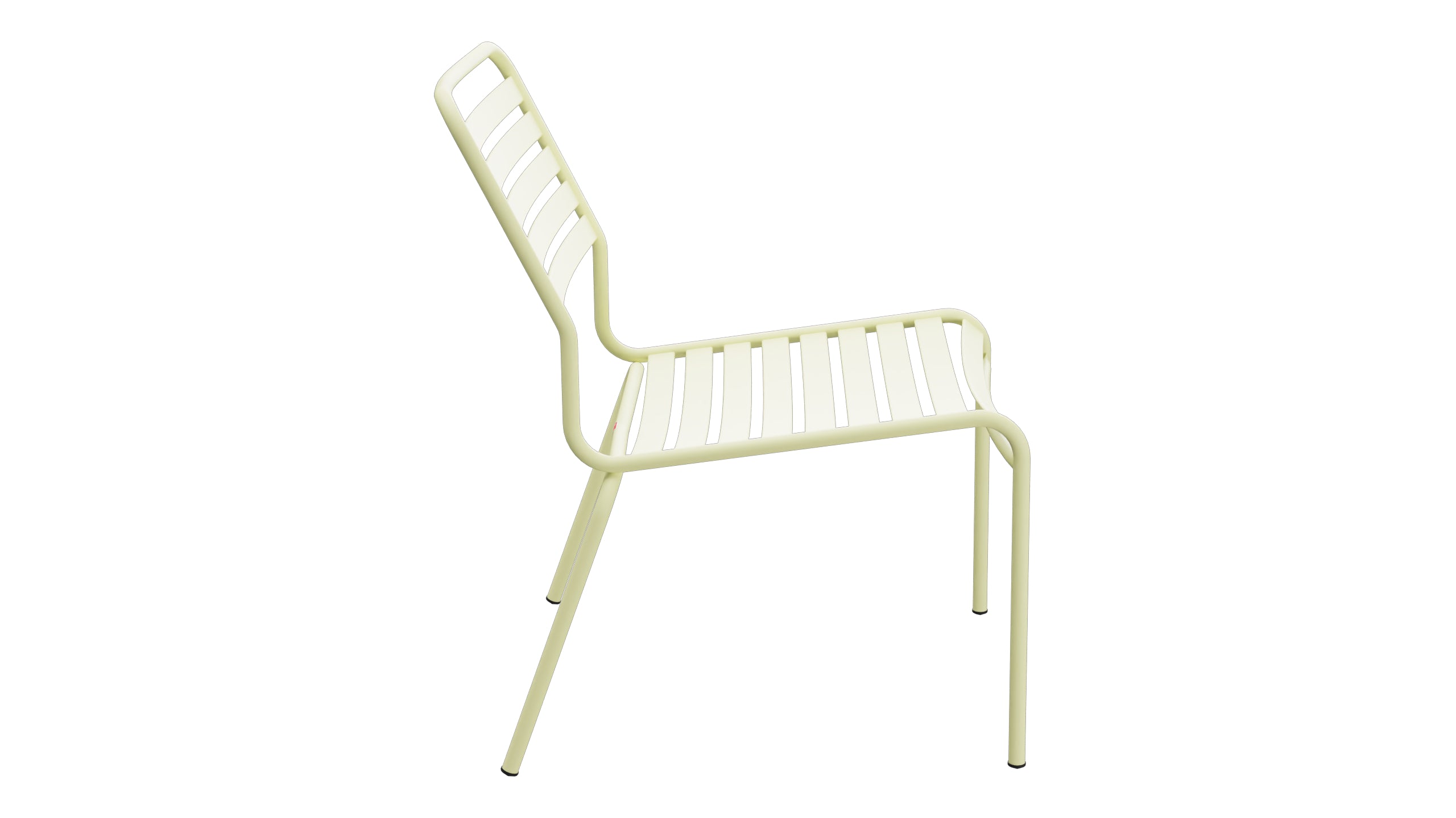 Rigi Lättli-Salonsessel  ohne Armlehne in Buchsbaumgelb präsentiert im Onlineshop von KAQTU Design AG. Outdoor-Sessel ist von Schaffner