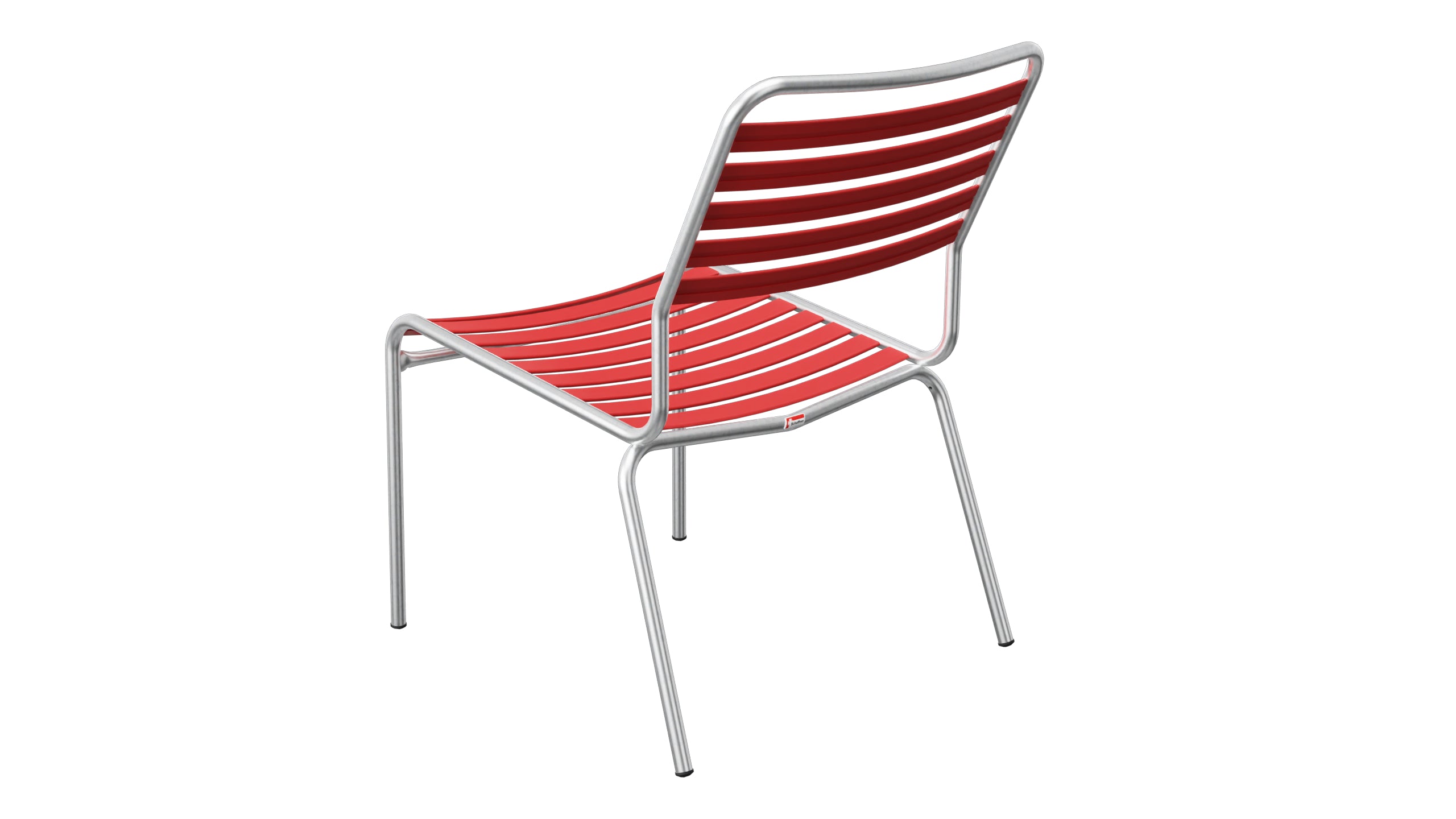 Rigi Lättli-Salonsessel  ohne Armlehne in Rot präsentiert im Onlineshop von KAQTU Design AG. Outdoor-Sessel ist von Schaffner