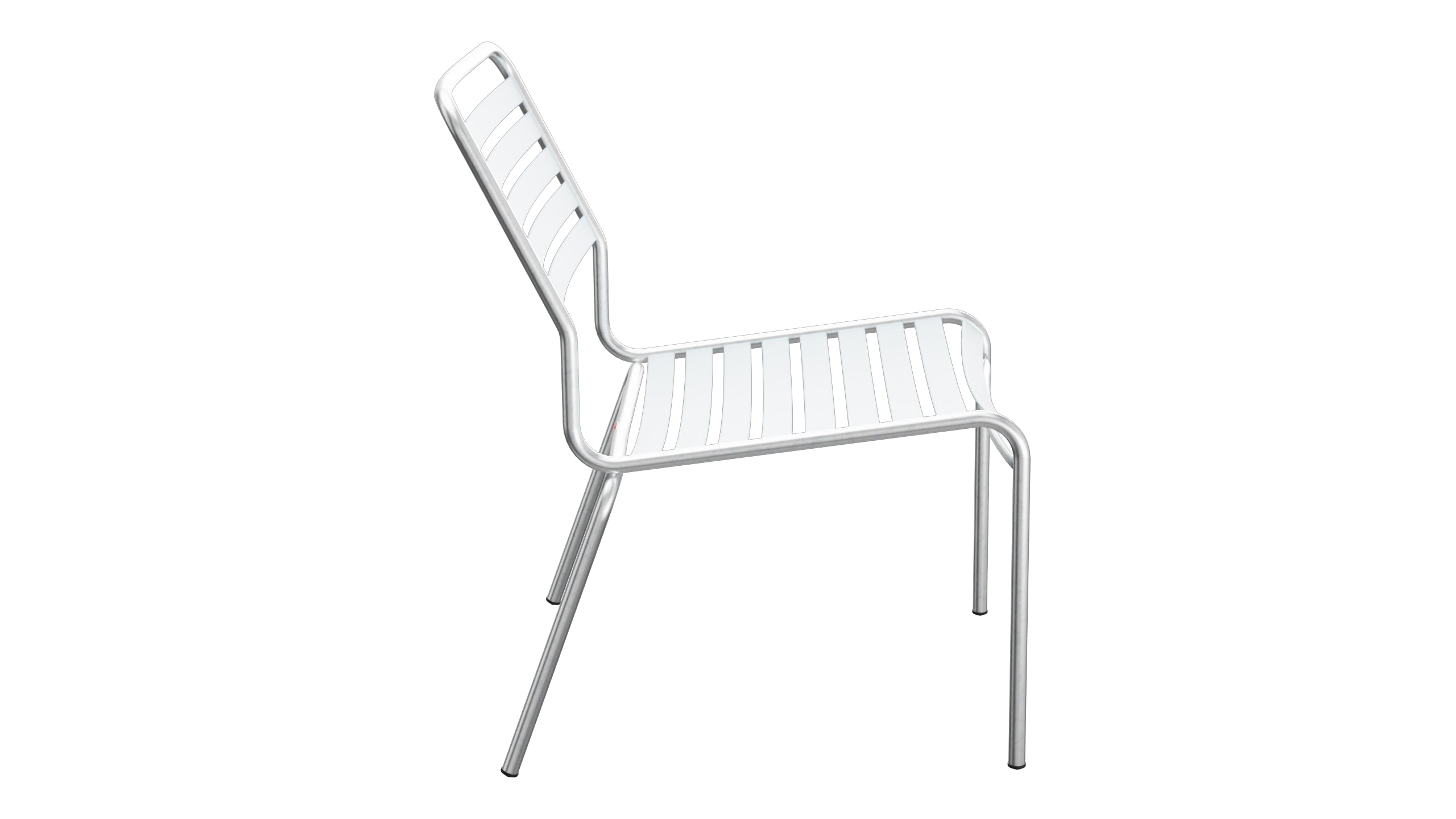 Rigi Lättli-Salonsessel  ohne Armlehne in Pastellblau präsentiert im Onlineshop von KAQTU Design AG. Outdoor-Sessel ist von Schaffner