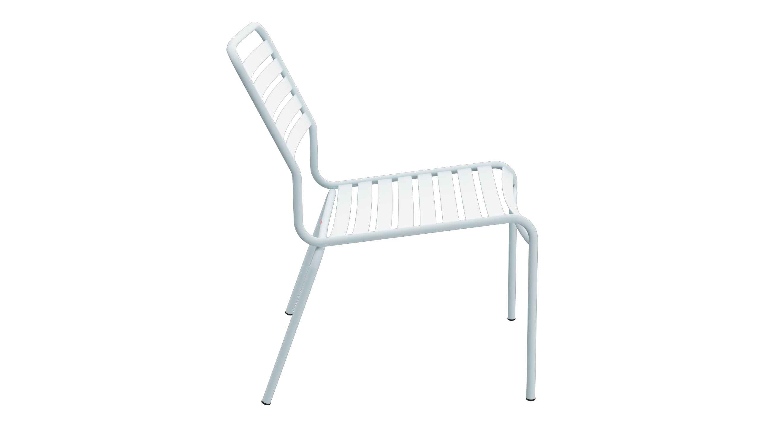 Rigi Lättli-Salonsessel  ohne Armlehne in Pastellblau präsentiert im Onlineshop von KAQTU Design AG. Outdoor-Sessel ist von Schaffner
