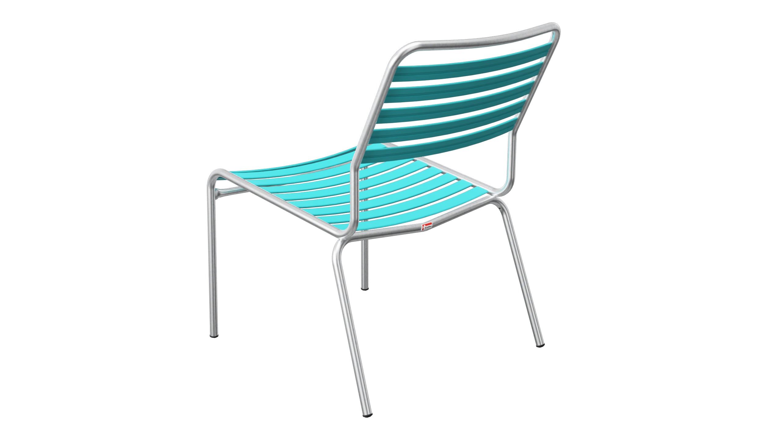 Rigi Lättli-Salonsessel  ohne Armlehne in Türkis präsentiert im Onlineshop von KAQTU Design AG. Outdoor-Sessel ist von Schaffner