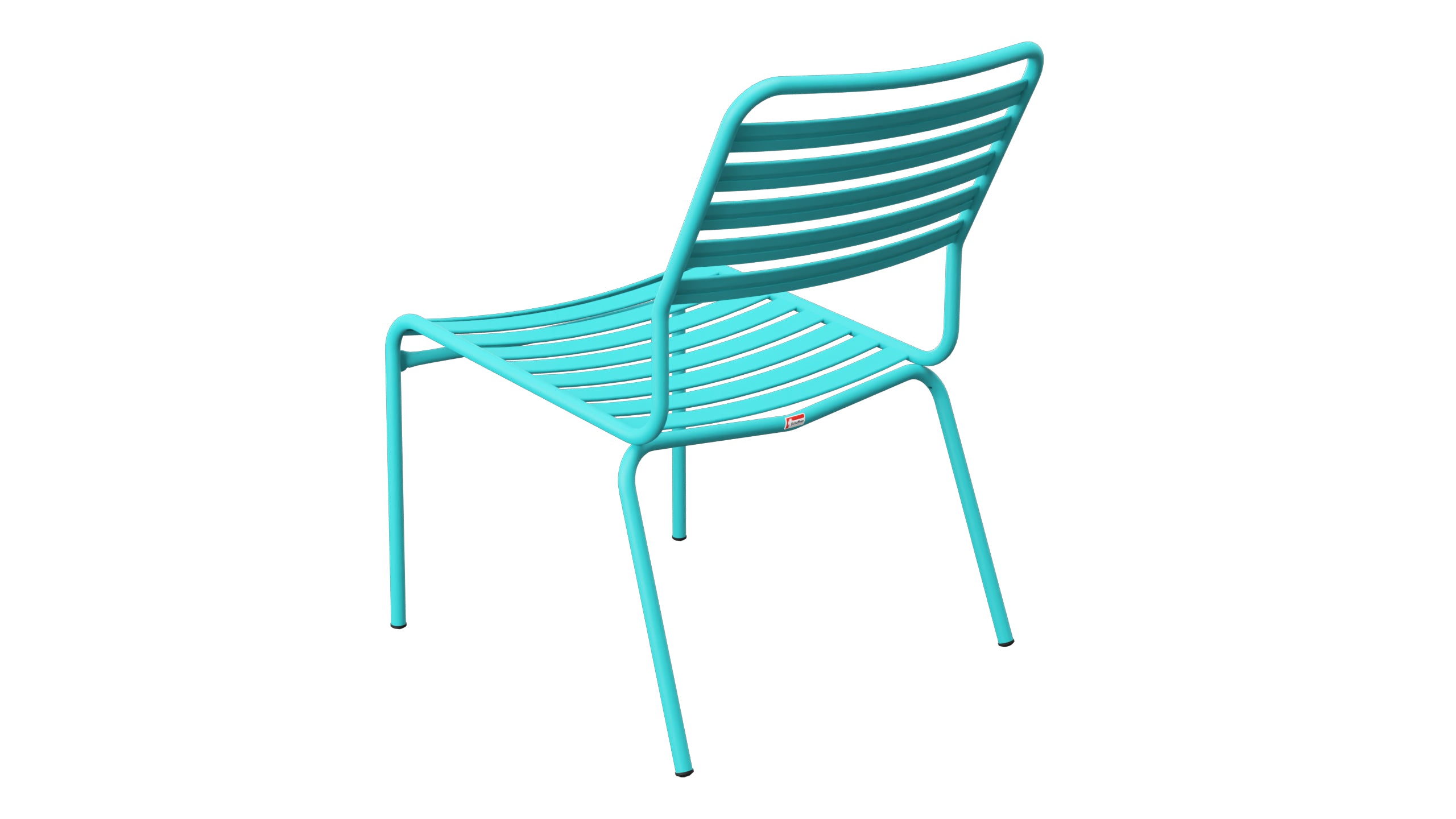 Rigi Lättli-Salonsessel  ohne Armlehne in Türkis präsentiert im Onlineshop von KAQTU Design AG. Outdoor-Sessel ist von Schaffner