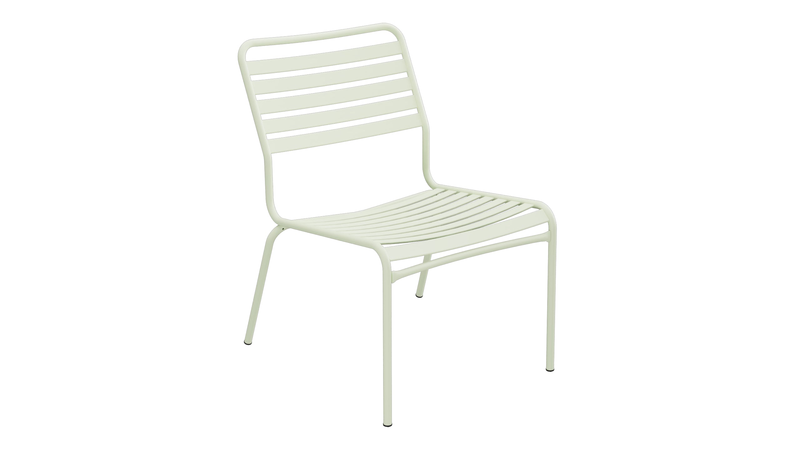 Rigi Lättli-Salonsessel  ohne Armlehne in Pastellgrün präsentiert im Onlineshop von KAQTU Design AG. Outdoor-Sessel ist von Schaffner