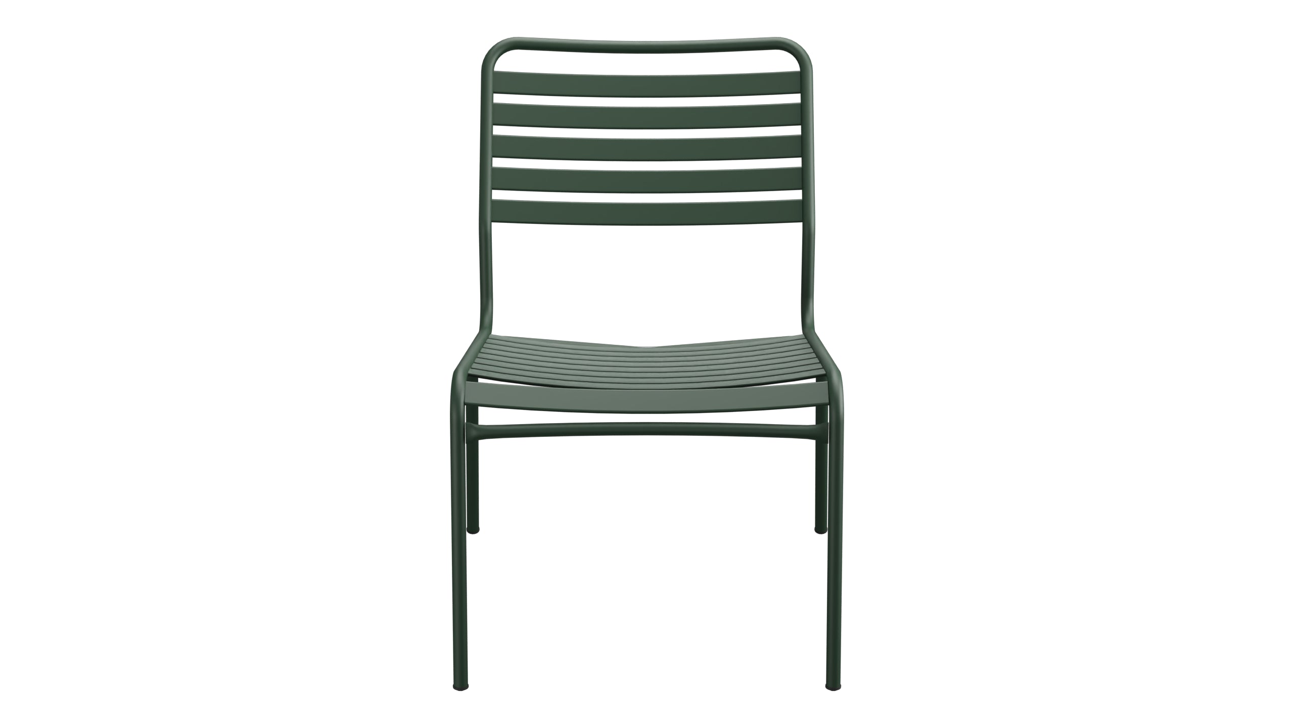 Rigi Lättli-Salonsessel  ohne Armlehne in Tannengrün präsentiert im Onlineshop von KAQTU Design AG. Outdoor-Sessel ist von Schaffner