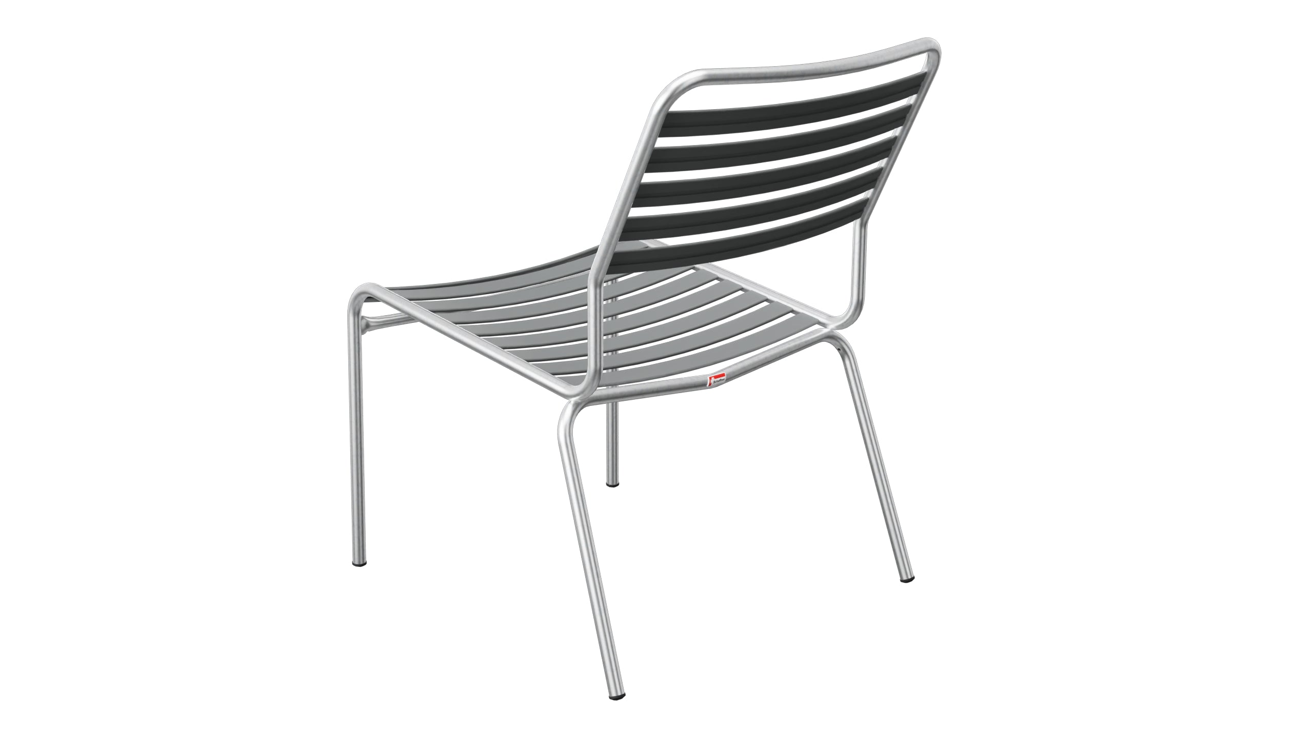 Rigi Lättli-Salonsessel  ohne Armlehne in Graphit präsentiert im Onlineshop von KAQTU Design AG. Outdoor-Sessel ist von Schaffner