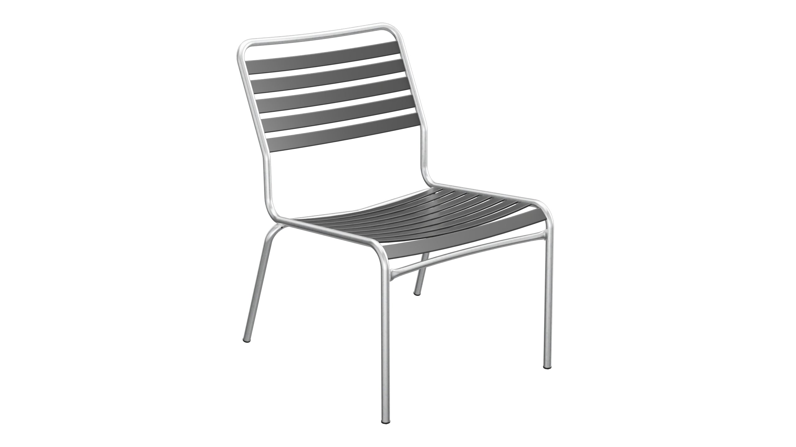 Rigi Lättli-Salonsessel  ohne Armlehne in Anthrazit präsentiert im Onlineshop von KAQTU Design AG. Outdoor-Sessel ist von Schaffner