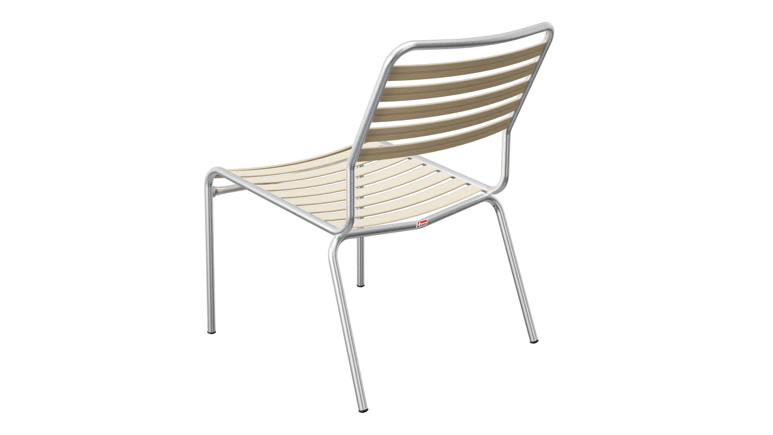 Rigi Lättli-Salonsessel  ohne Armlehne in Pastellbraun präsentiert im Onlineshop von KAQTU Design AG. Outdoor-Sessel ist von Schaffner