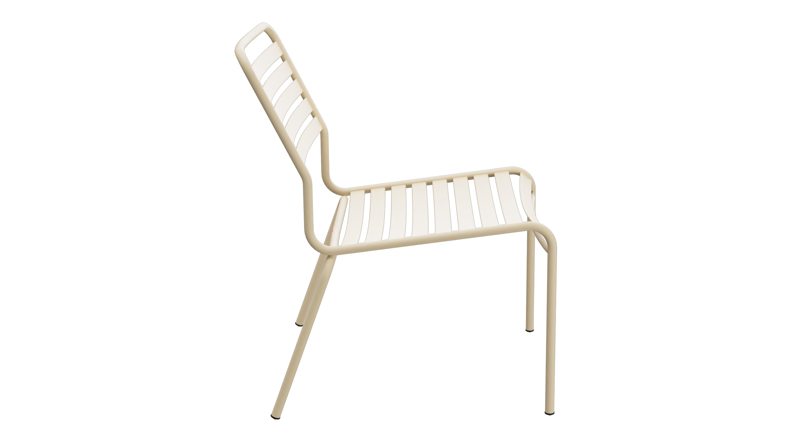 Rigi Lättli-Salonsessel  ohne Armlehne in Pastellbraun präsentiert im Onlineshop von KAQTU Design AG. Outdoor-Sessel ist von Schaffner