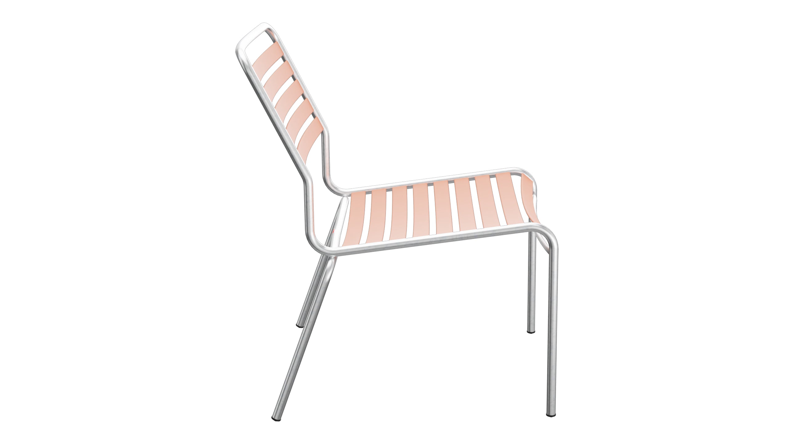 Rigi Lättli-Salonsessel  ohne Armlehne in Pastellterracotta präsentiert im Onlineshop von KAQTU Design AG. Outdoor-Sessel ist von Schaffner