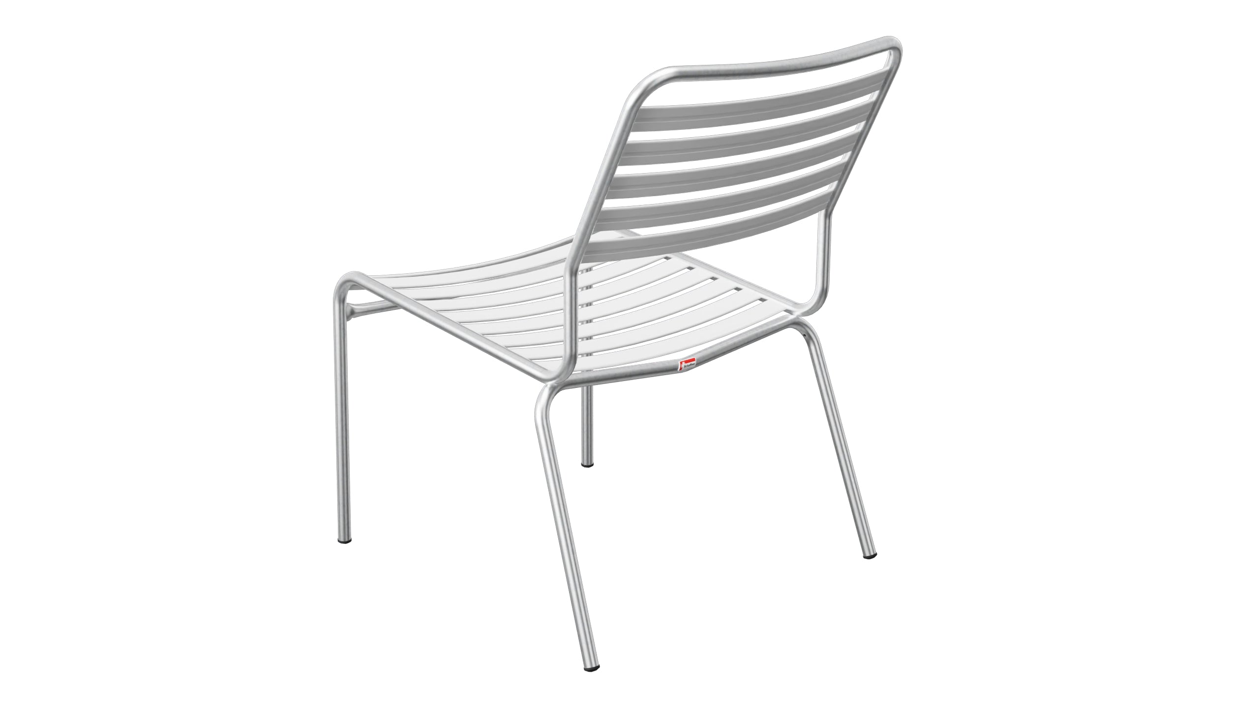 Rigi Lättli-Salonsessel  ohne Armlehne in Weiss präsentiert im Onlineshop von KAQTU Design AG. Outdoor-Sessel ist von Schaffner