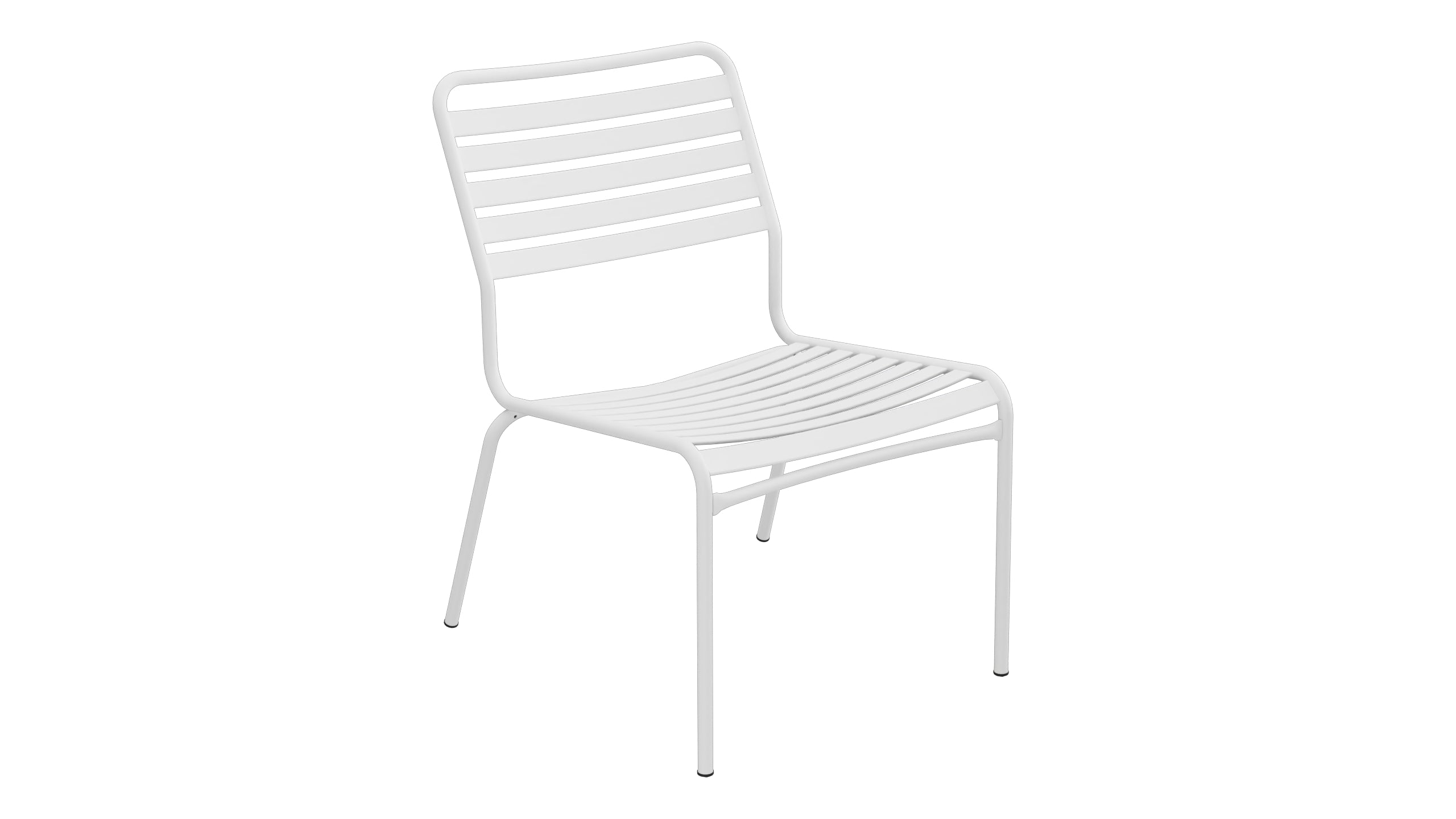 Rigi Lättli-Salonsessel  ohne Armlehne in Weiss präsentiert im Onlineshop von KAQTU Design AG. Outdoor-Sessel ist von Schaffner