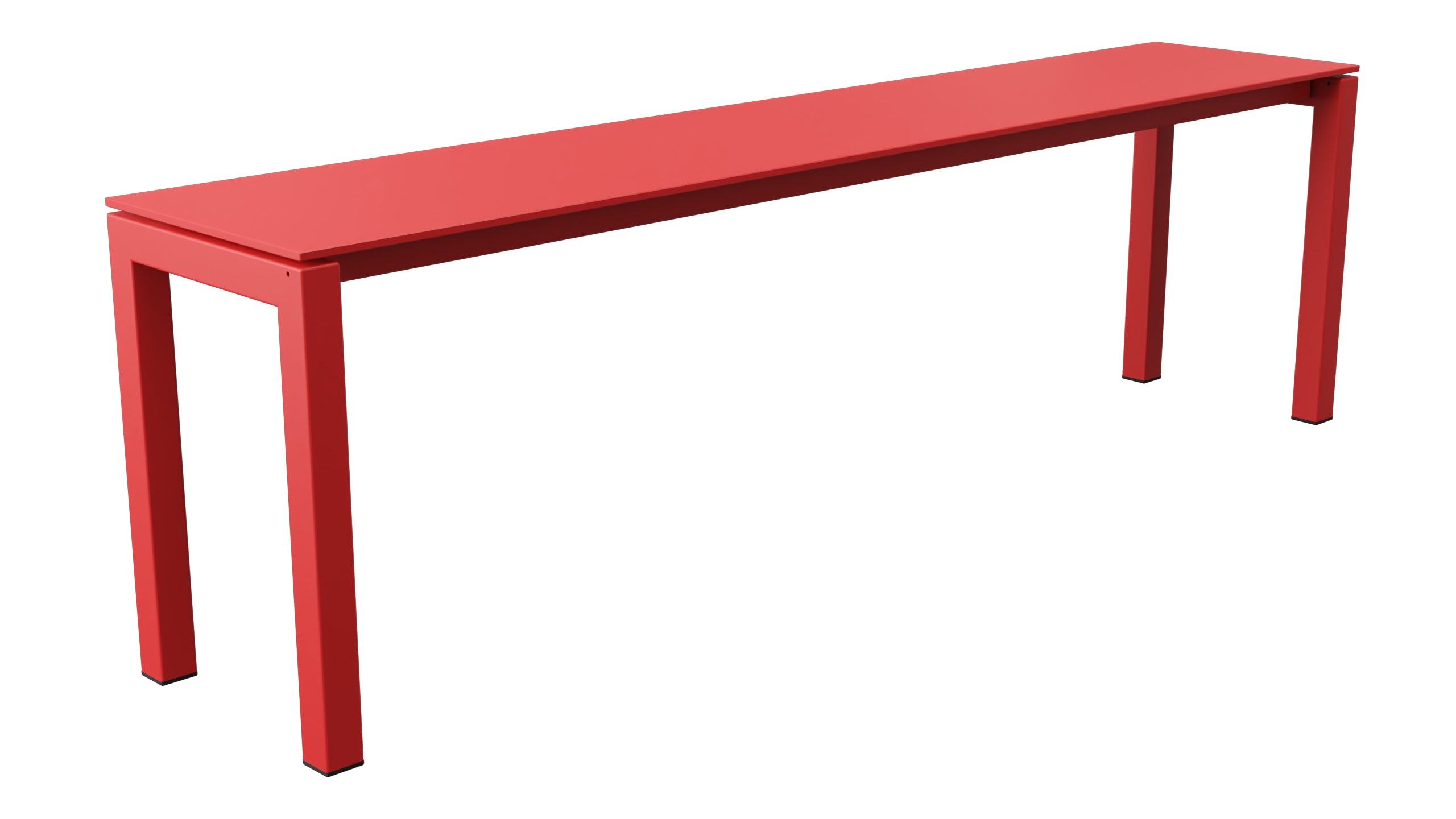 Luzern Glasfaser-Gartenbank Decor 160x32 in Rot präsentiert im Onlineshop von KAQTU Design AG. Gartenbank ist von Schaffner