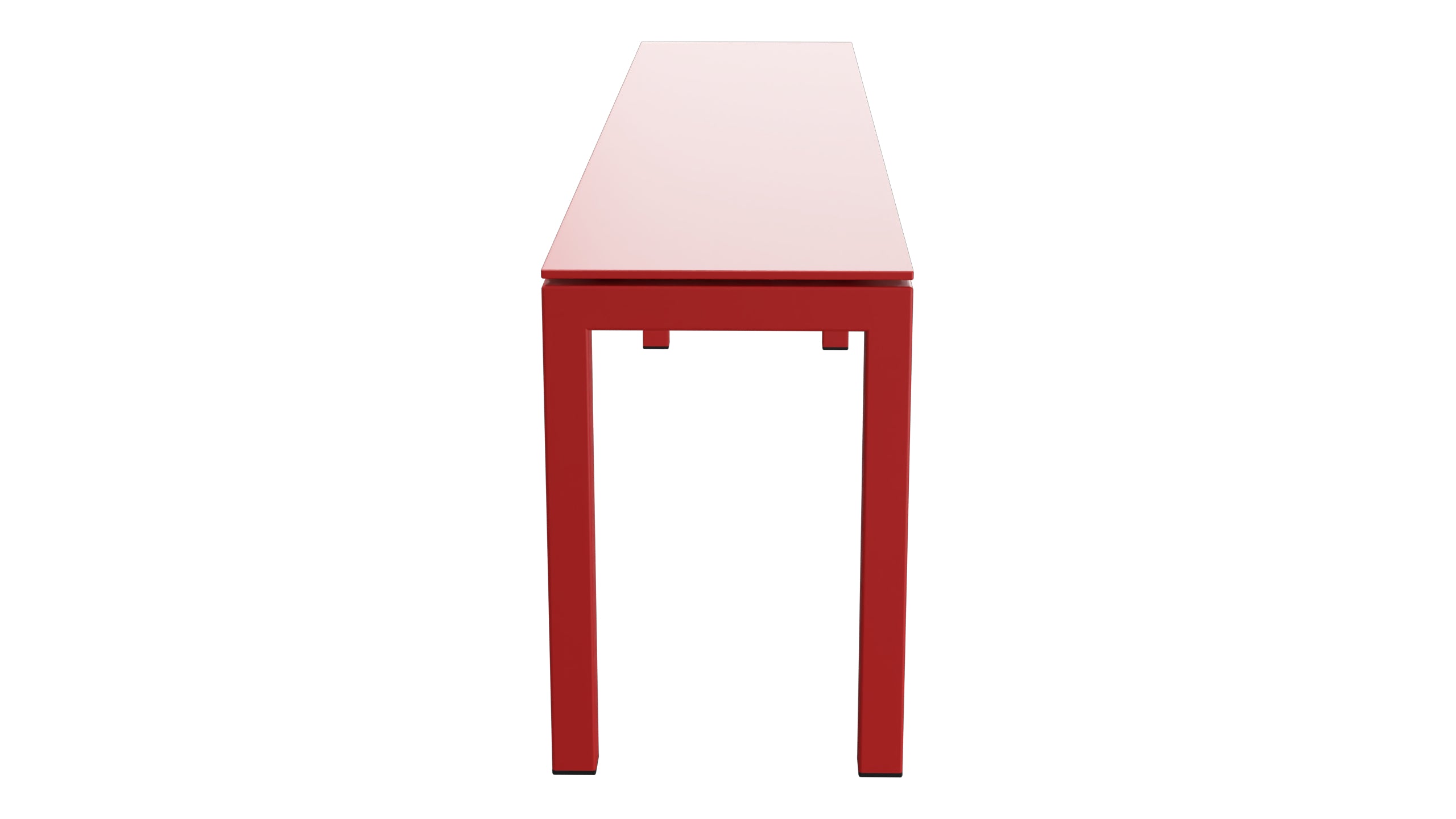 Luzern Glasfaser-Gartenbank Decor 160x32 in Rot präsentiert im Onlineshop von KAQTU Design AG. Gartenbank ist von Schaffner