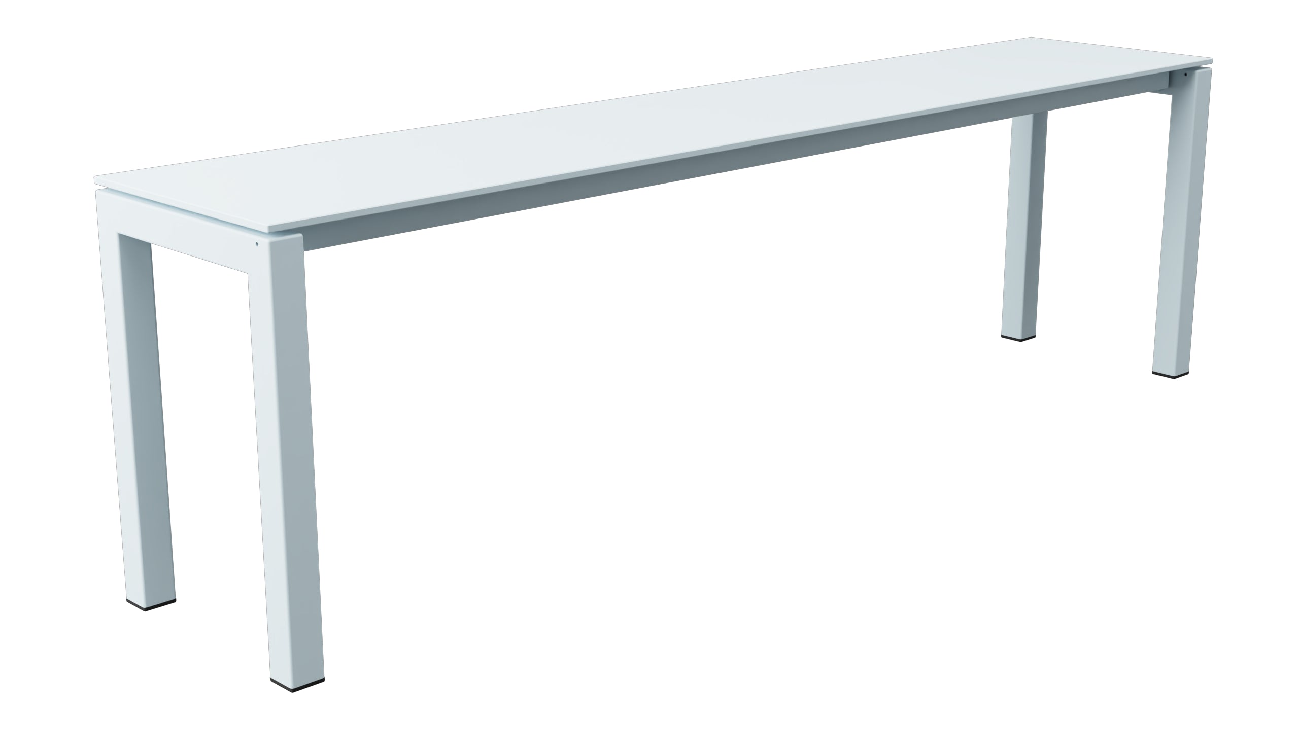 Luzern Glasfaser-Gartenbank Decor 160x32 in Pastellblau präsentiert im Onlineshop von KAQTU Design AG. Gartenbank ist von Schaffner