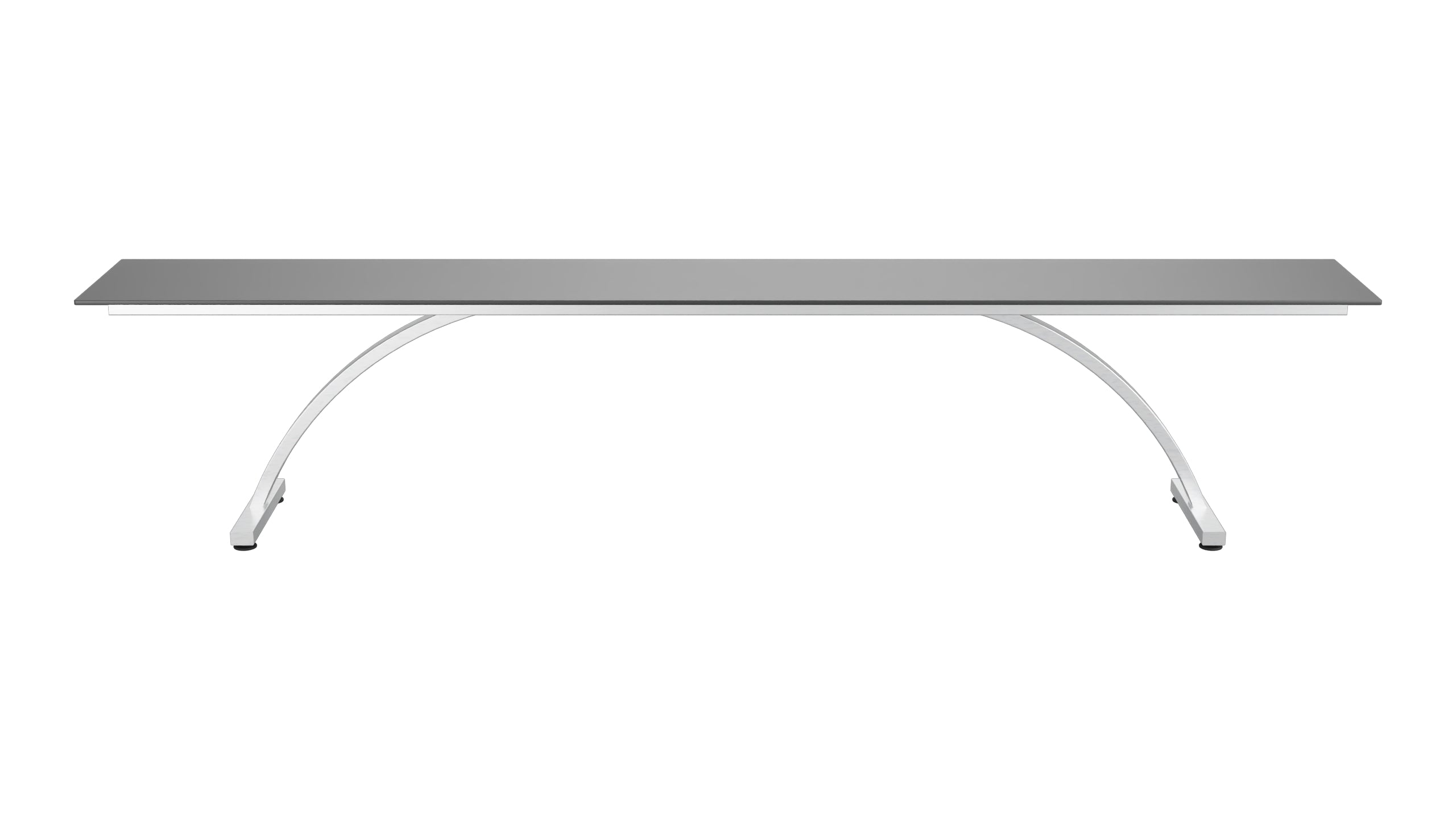 Bernardino Gartenbank aus Glasfasern 220x32 in Anthrazit präsentiert im Onlineshop von KAQTU Design AG. Gartenbank ist von Schaffner