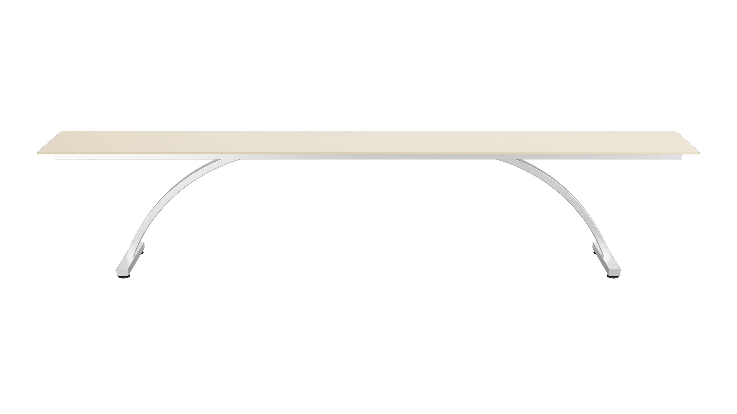 Bernardino Gartenbank aus Glasfasern 220x32 in Pastellbraun präsentiert im Onlineshop von KAQTU Design AG. Gartenbank ist von Schaffner