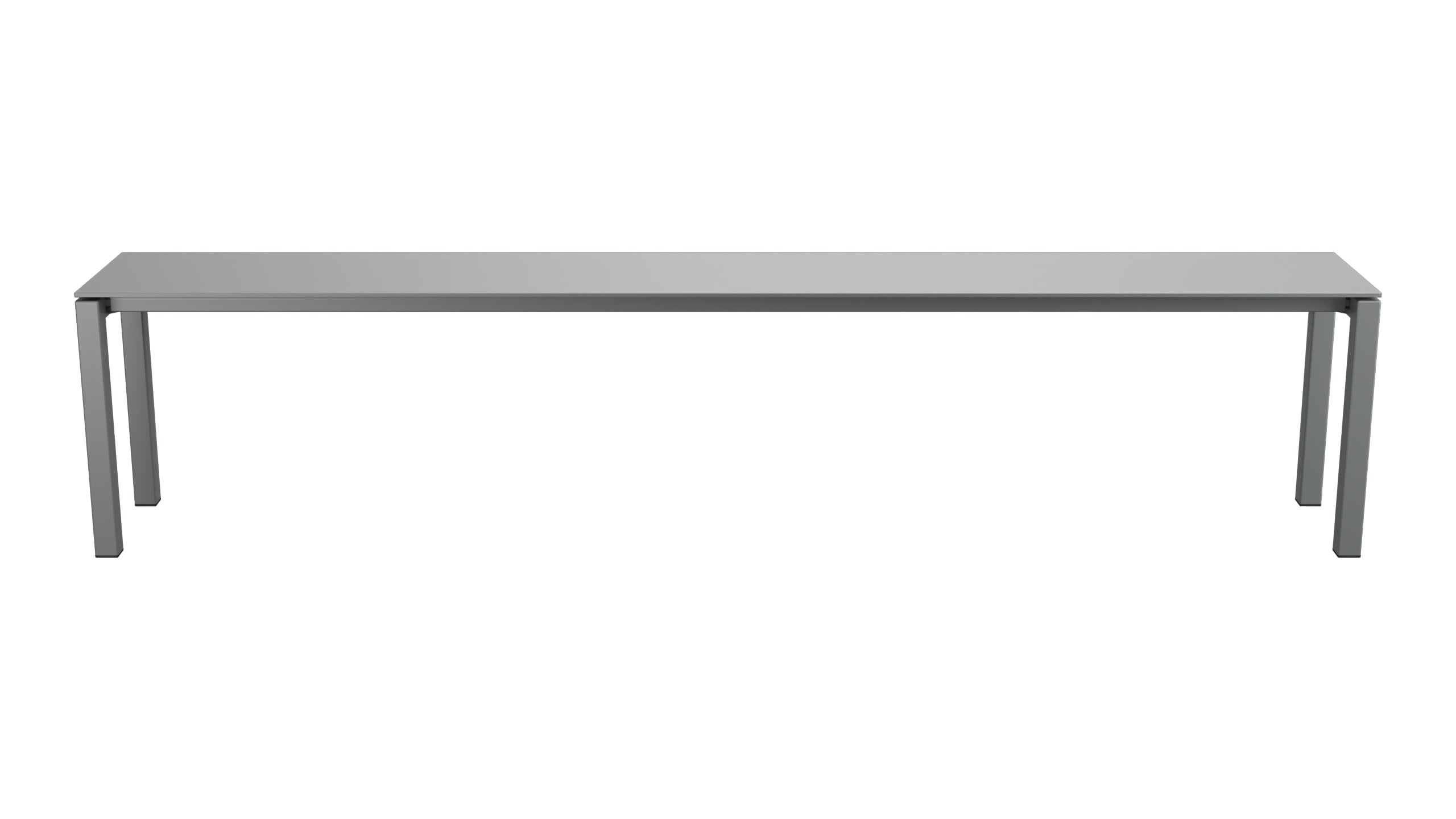 Luzern Glasfaser-Gartenbank 206x32  in Graphit präsentiert im Onlineshop von KAQTU Design AG. Gartenbank ist von Schaffner
