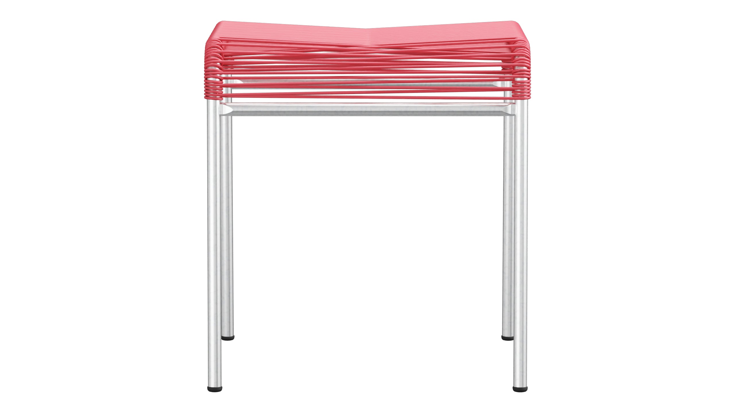 Säntis Spaghetti-1er-Hocker in Ahornrot präsentiert im Onlineshop von KAQTU Design AG. Hocker Outdoor ist von Schaffner