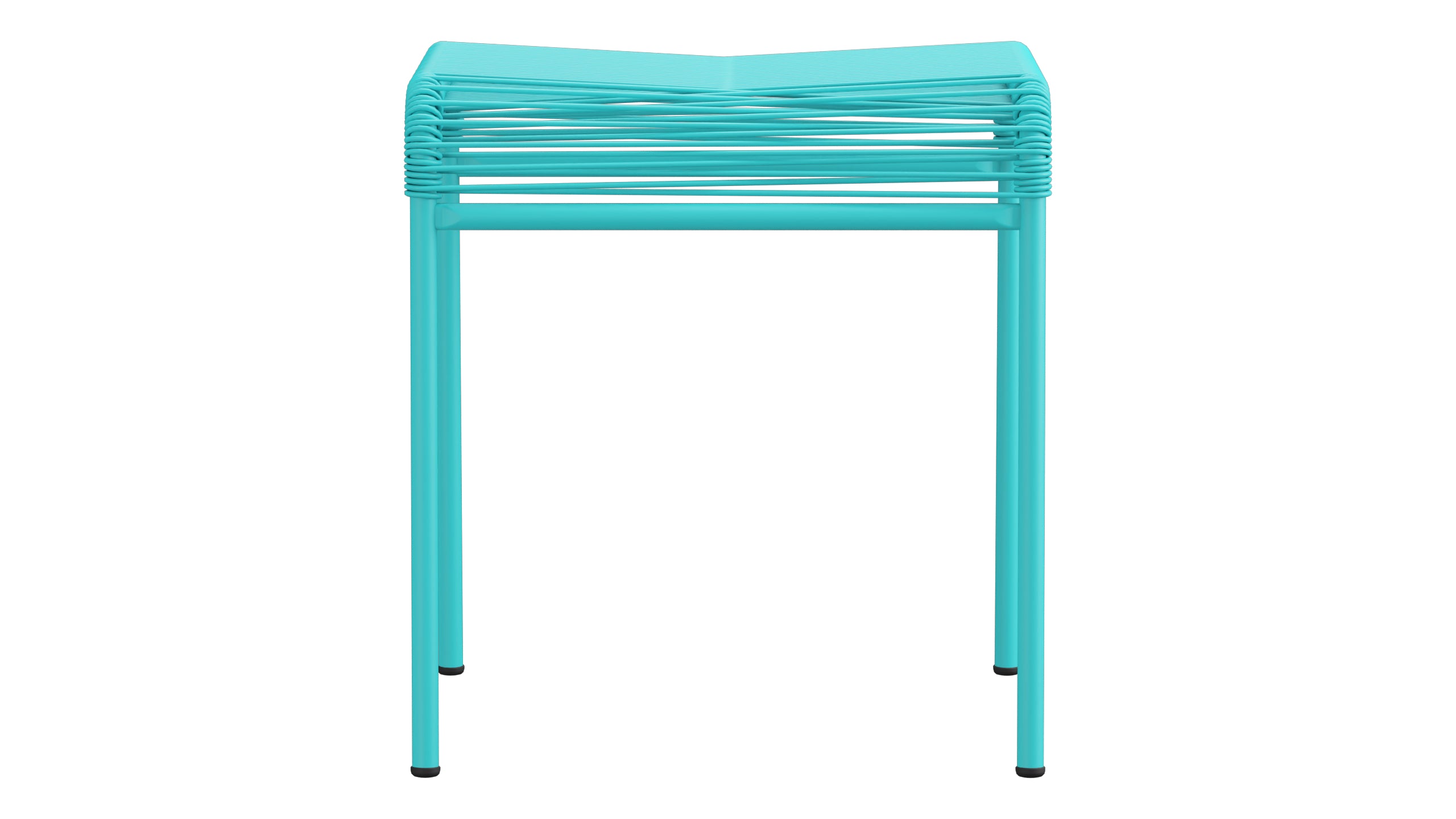Säntis Spaghetti-1er-Hocker in Türkis präsentiert im Onlineshop von KAQTU Design AG. Hocker Outdoor ist von Schaffner