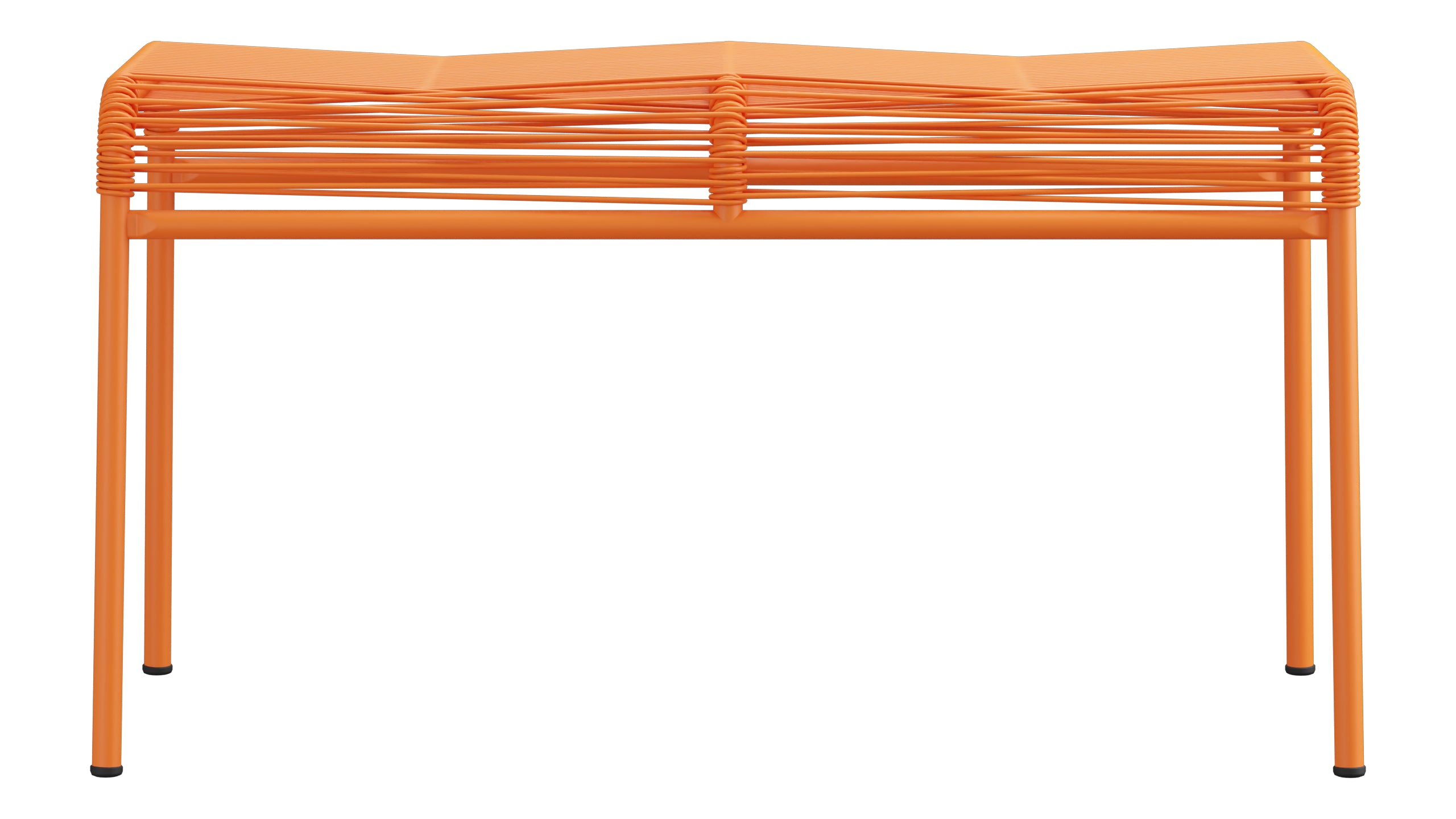 Säntis Spaghetti 2er-Hocker in Orange präsentiert im Onlineshop von KAQTU Design AG. Hocker Outdoor ist von Schaffner