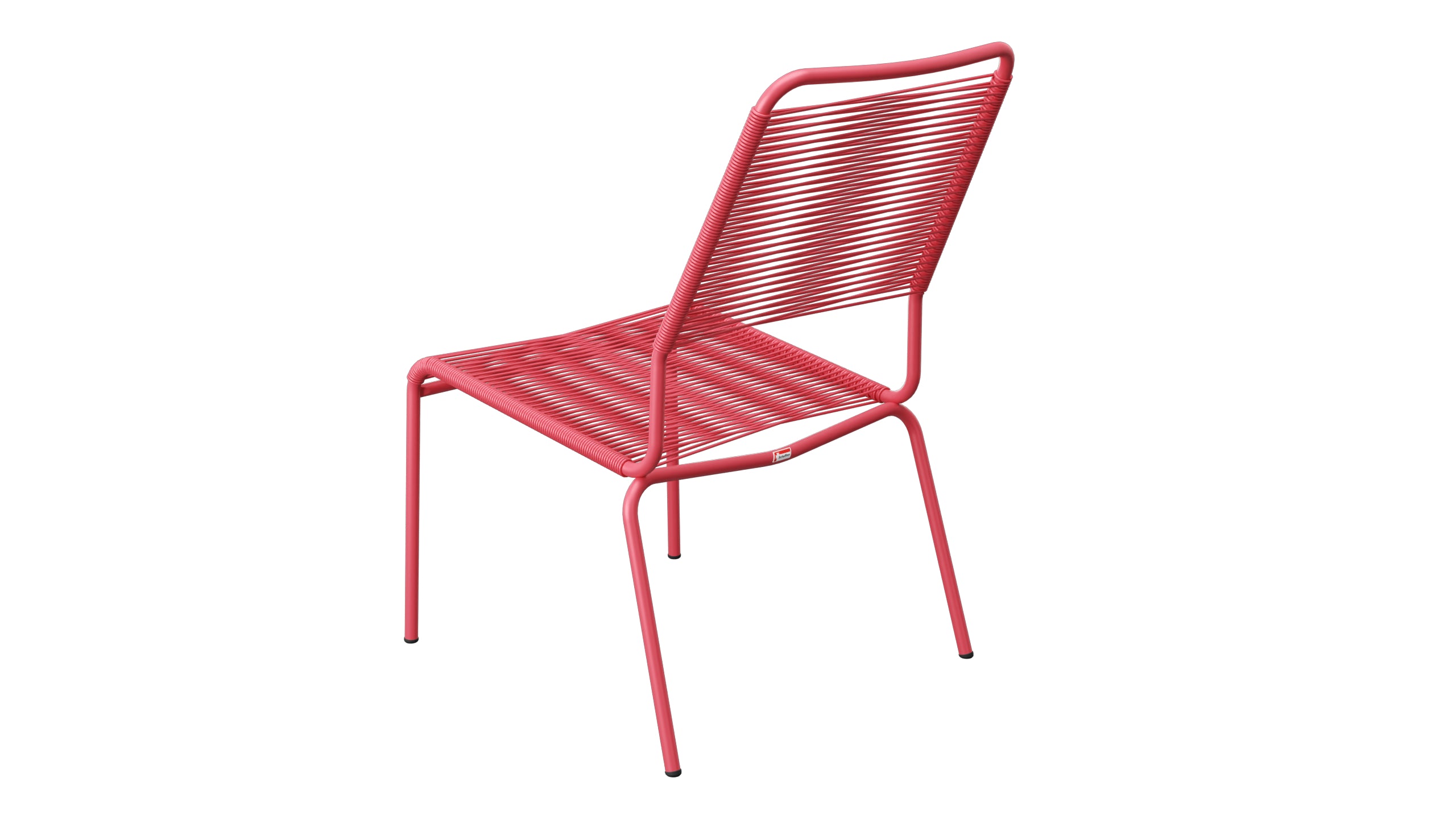 Rigi Spaghetti-Salonsessel  ohne Armlehne in Ahornrot präsentiert im Onlineshop von KAQTU Design AG. Outdoor-Sessel ist von Schaffner