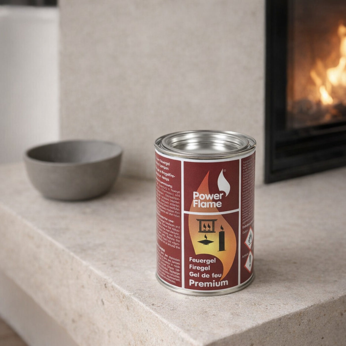 Powerflame Brennsprit – Magische Atmosphäre ohne Rauch und Russ – Wohnbeispiel