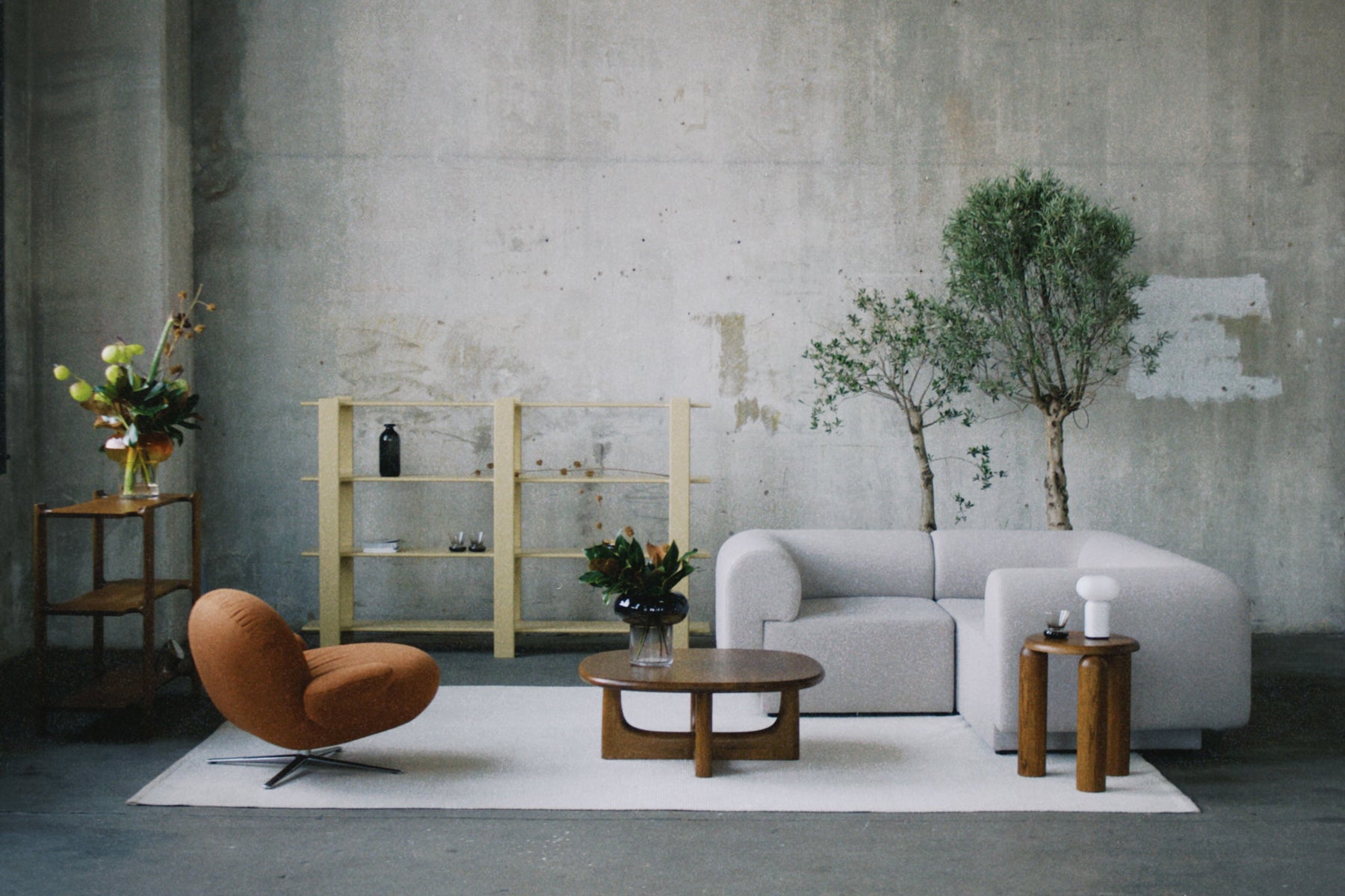 Baoza BAO01 - Sessel in Rust 407 präsentiert im Onlineshop von KAQTU Design AG. Drehsessel ist von Tamo