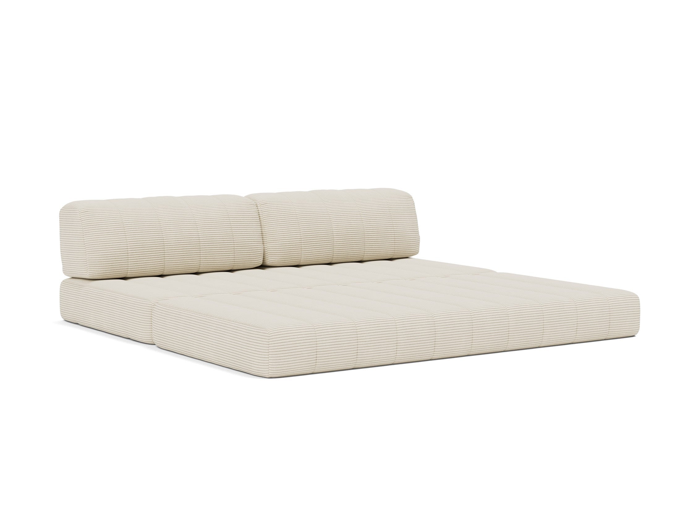 CozyPad Schlafsofa in 594 Corduroy Ivory präsentiert im Onlineshop von KAQTU Design AG. Bettsofa ist von Innovation Living