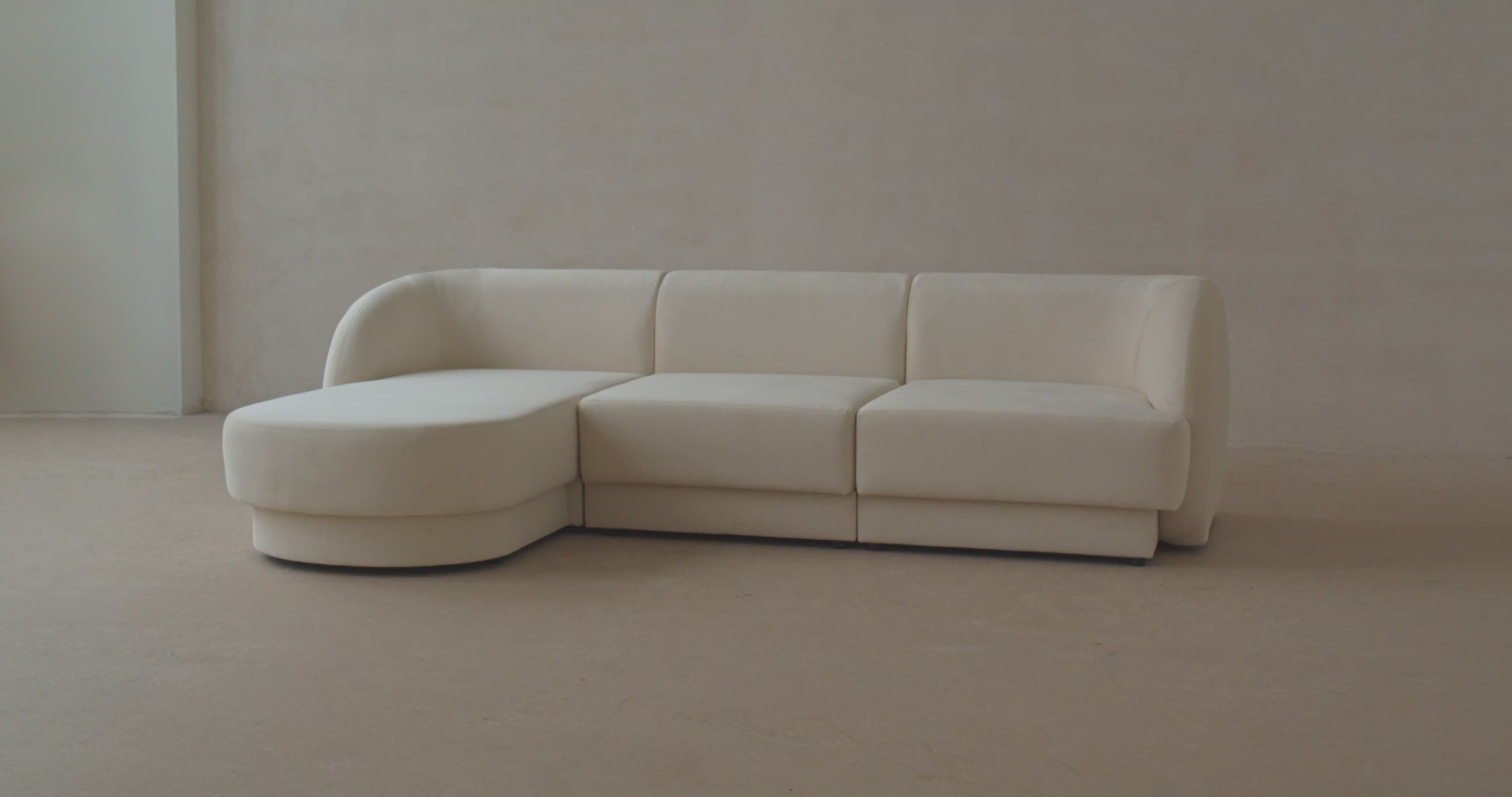 Miley Modulares Sofa rechts 5 Sitzer in Anthracite präsentiert im Onlineshop von KAQTU Design AG. L-Sofa rechts ist von Micadoni