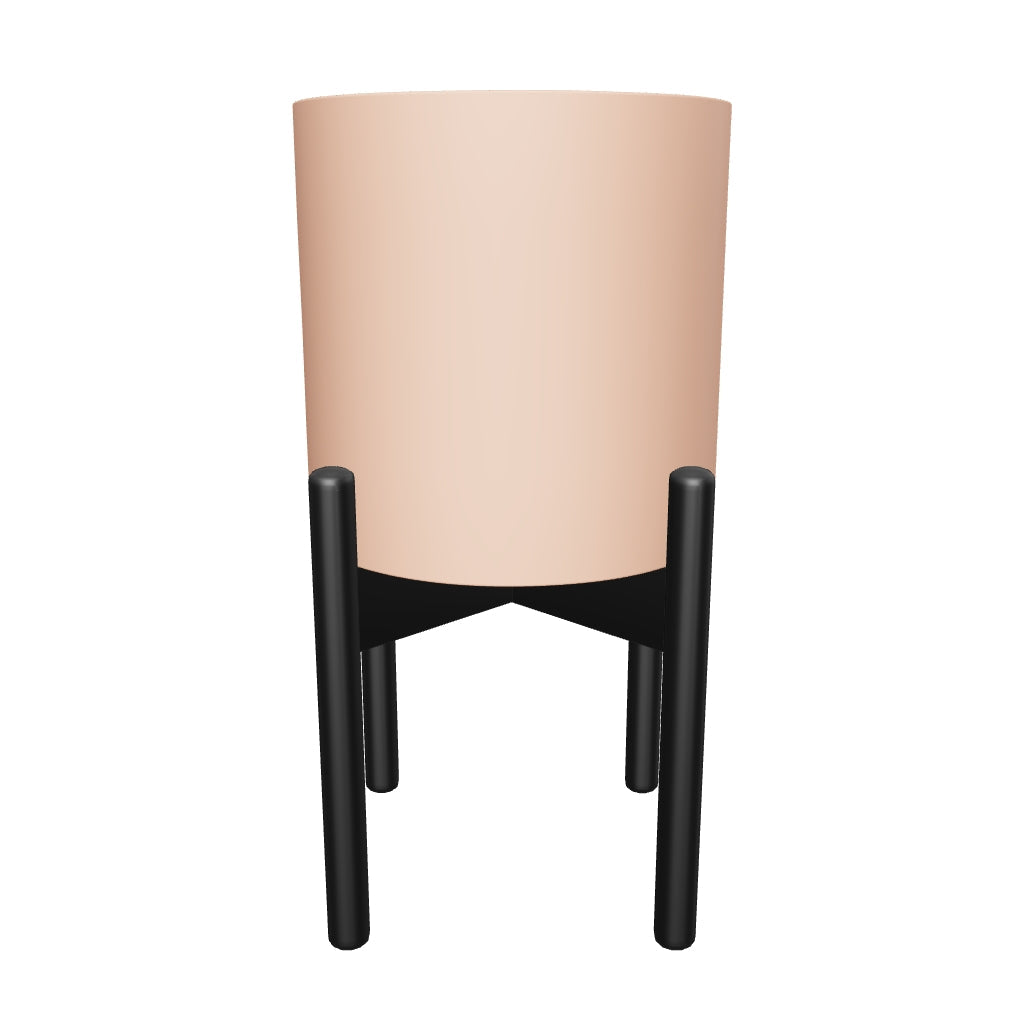 3D-Modell des Dalva Terrakotta-Topfs (Ø 26 cm) von Kave Home, ideal für stilvolle Innen- und Außenpflanzen.